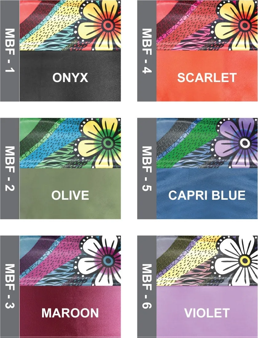 #7093 Lux Luxury Silky Satin Edge Band / Assort (6PC)