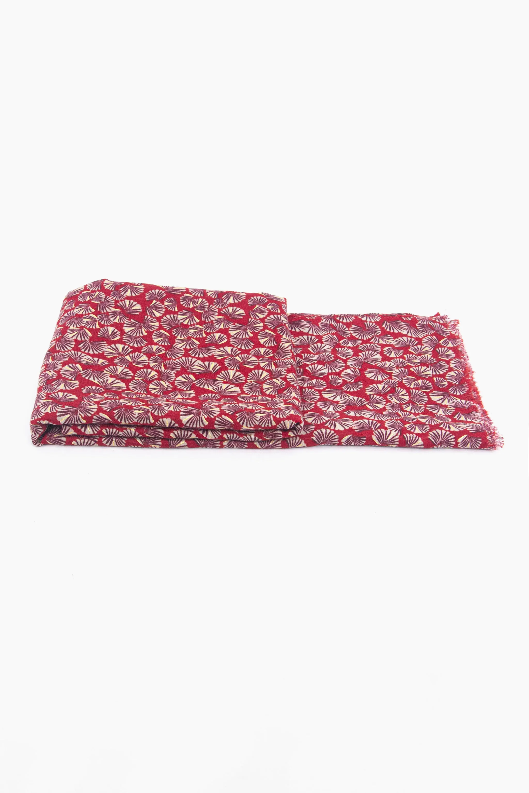 Alice Lightweight Scarf - Red, Retro Fan