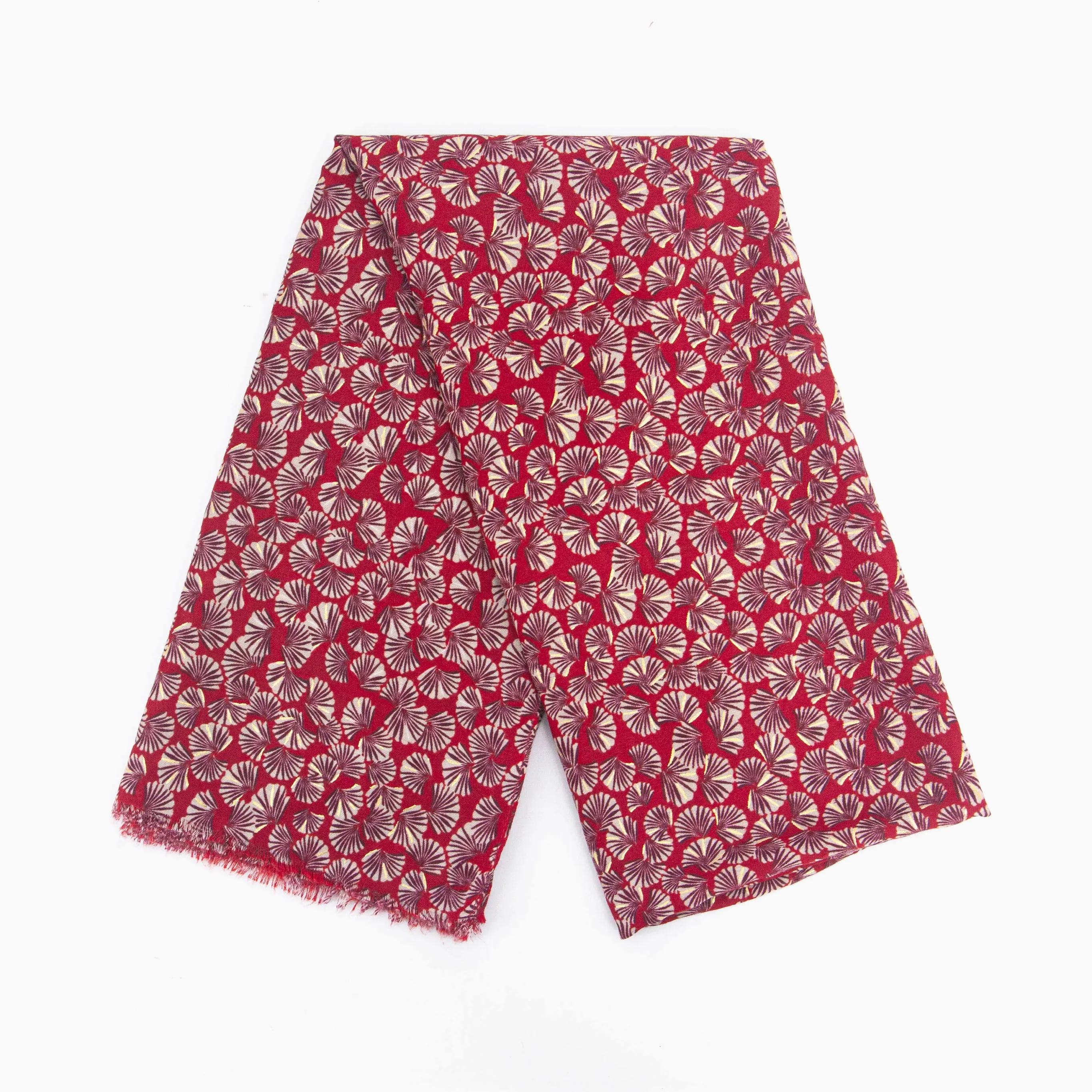 Alice Lightweight Scarf - Red, Retro Fan