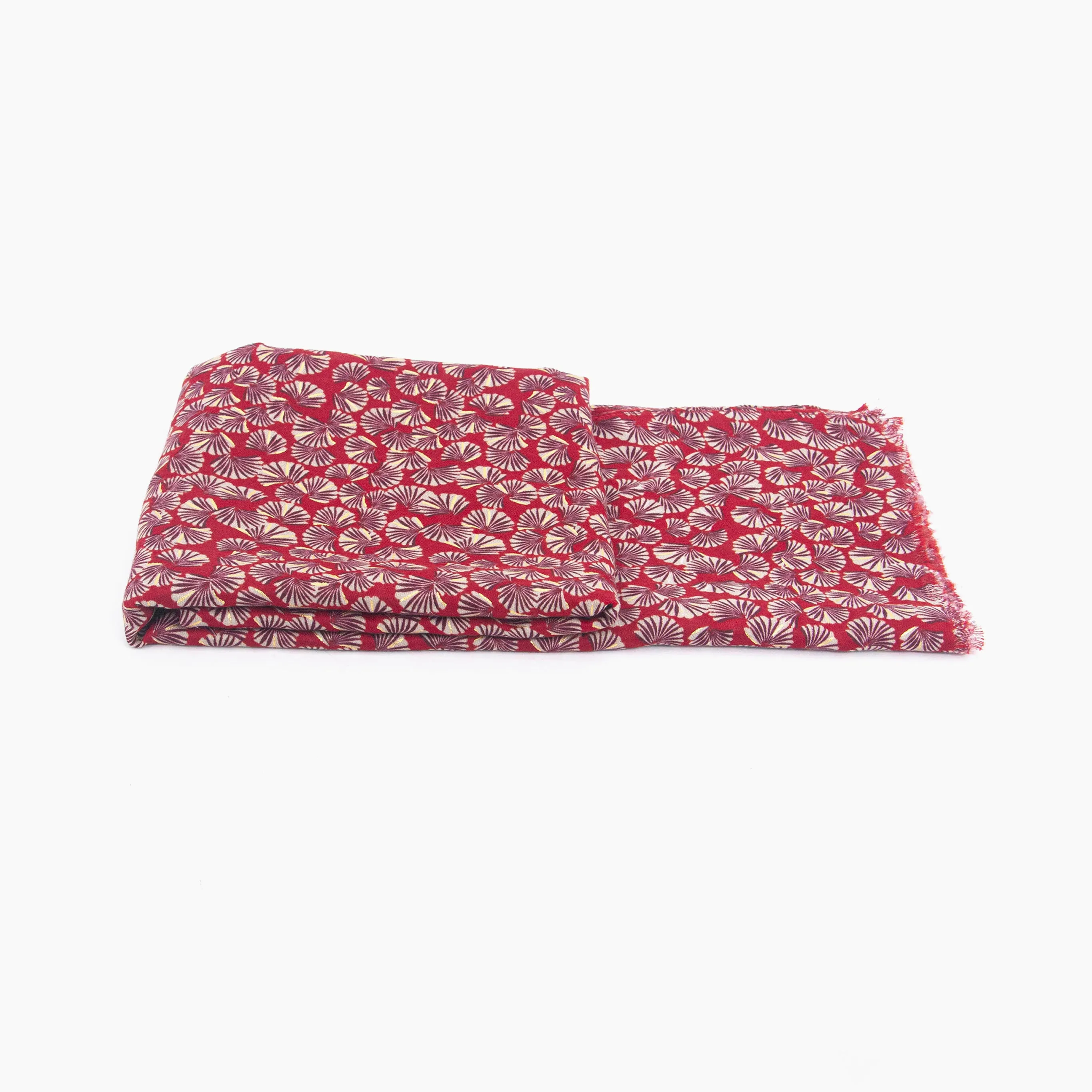 Alice Lightweight Scarf - Red, Retro Fan