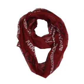 AR Razorbacks Sheer Infinity Scarf