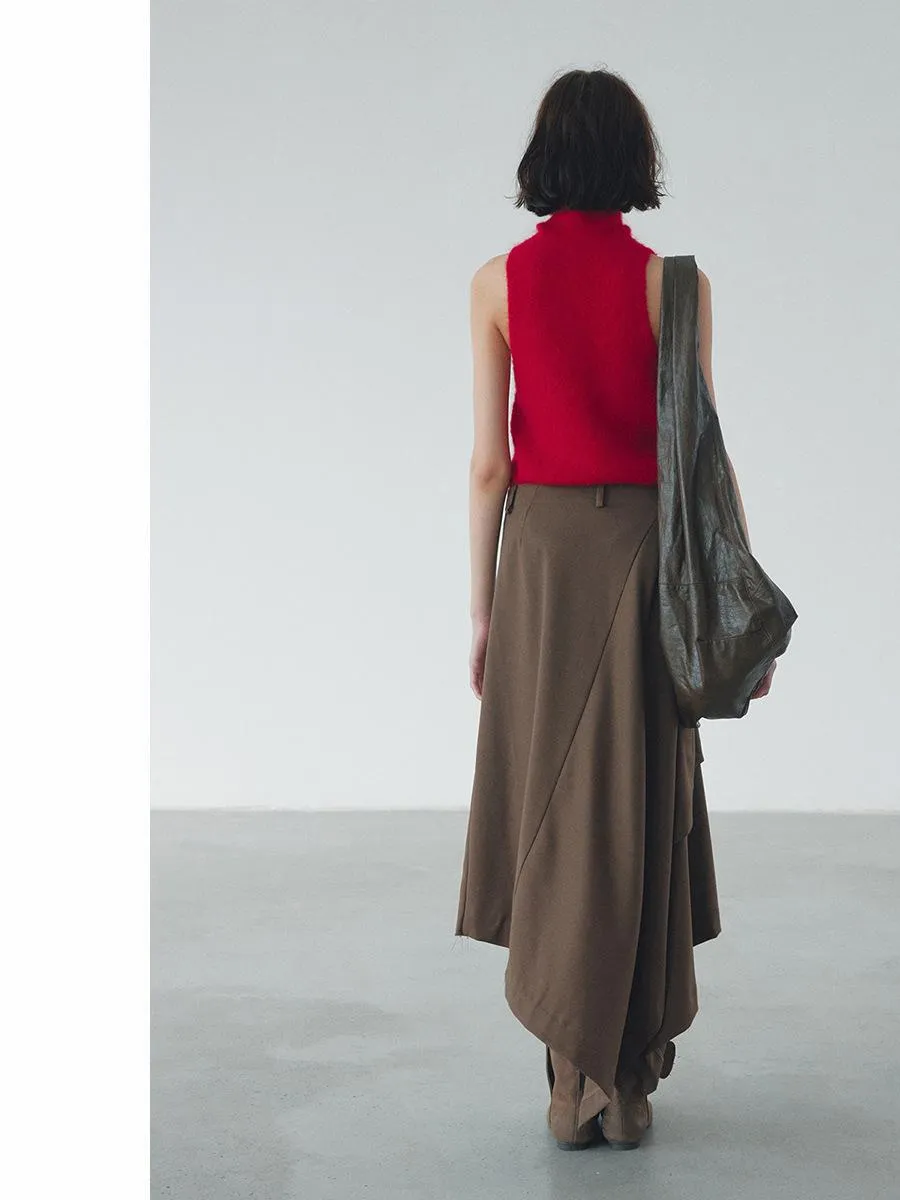 Asymmetric Layered Skirt