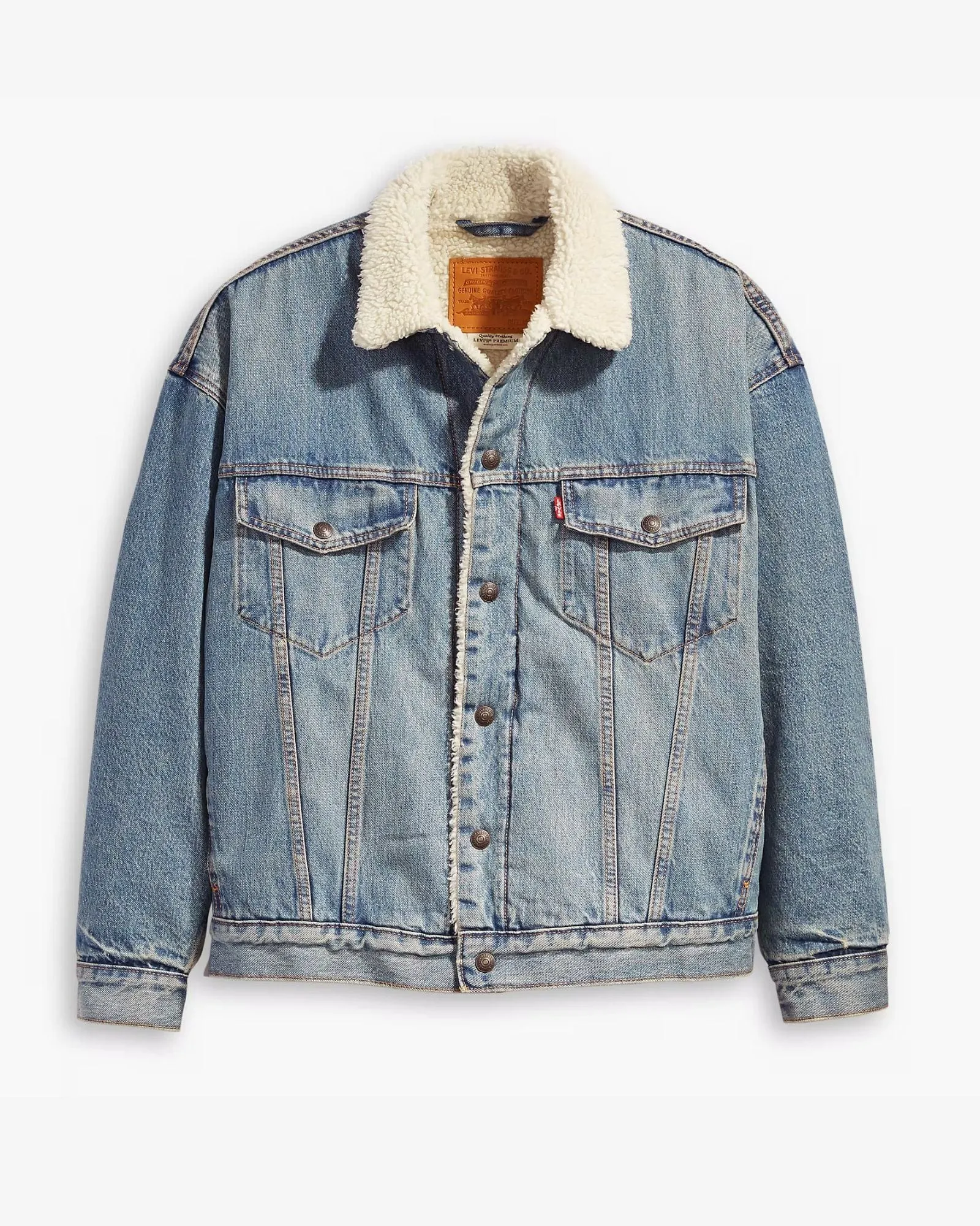 Baggy Sherpa Trucker Jacket