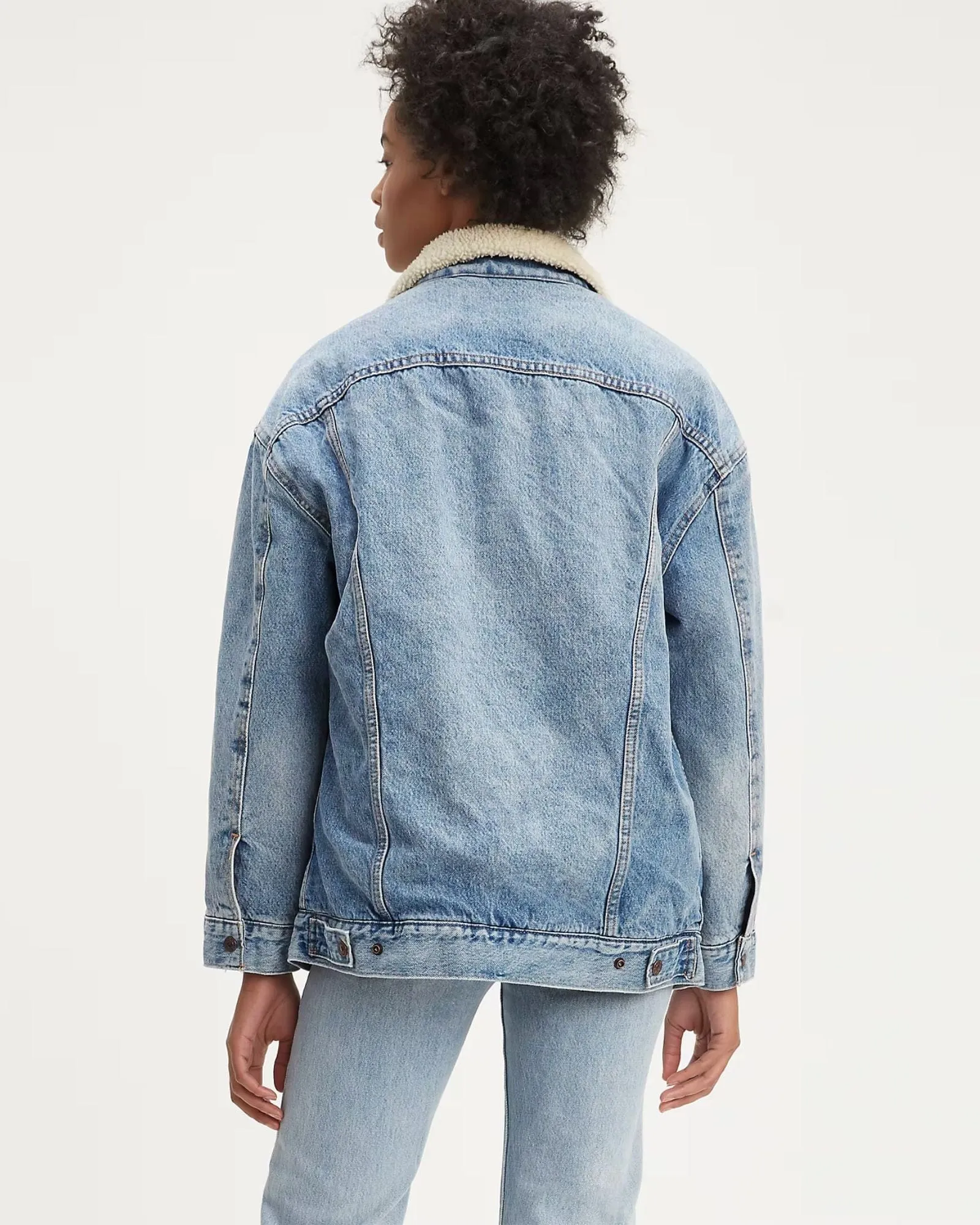 Baggy Sherpa Trucker Jacket