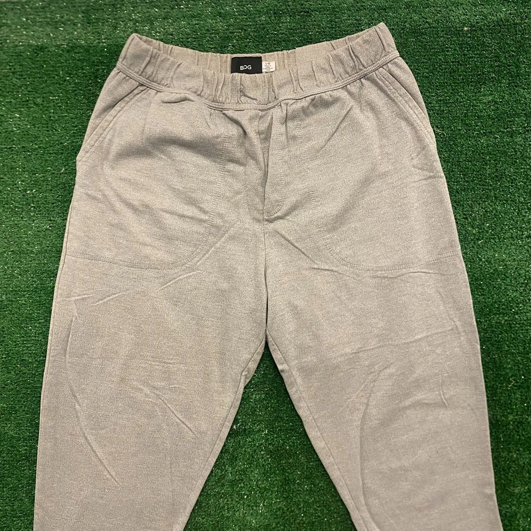 Basic Essential Vintage Gray Sweatpants Joggers