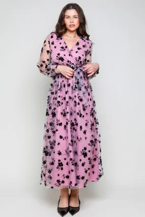 BEAULIFUL FLORAL MESH DRESS