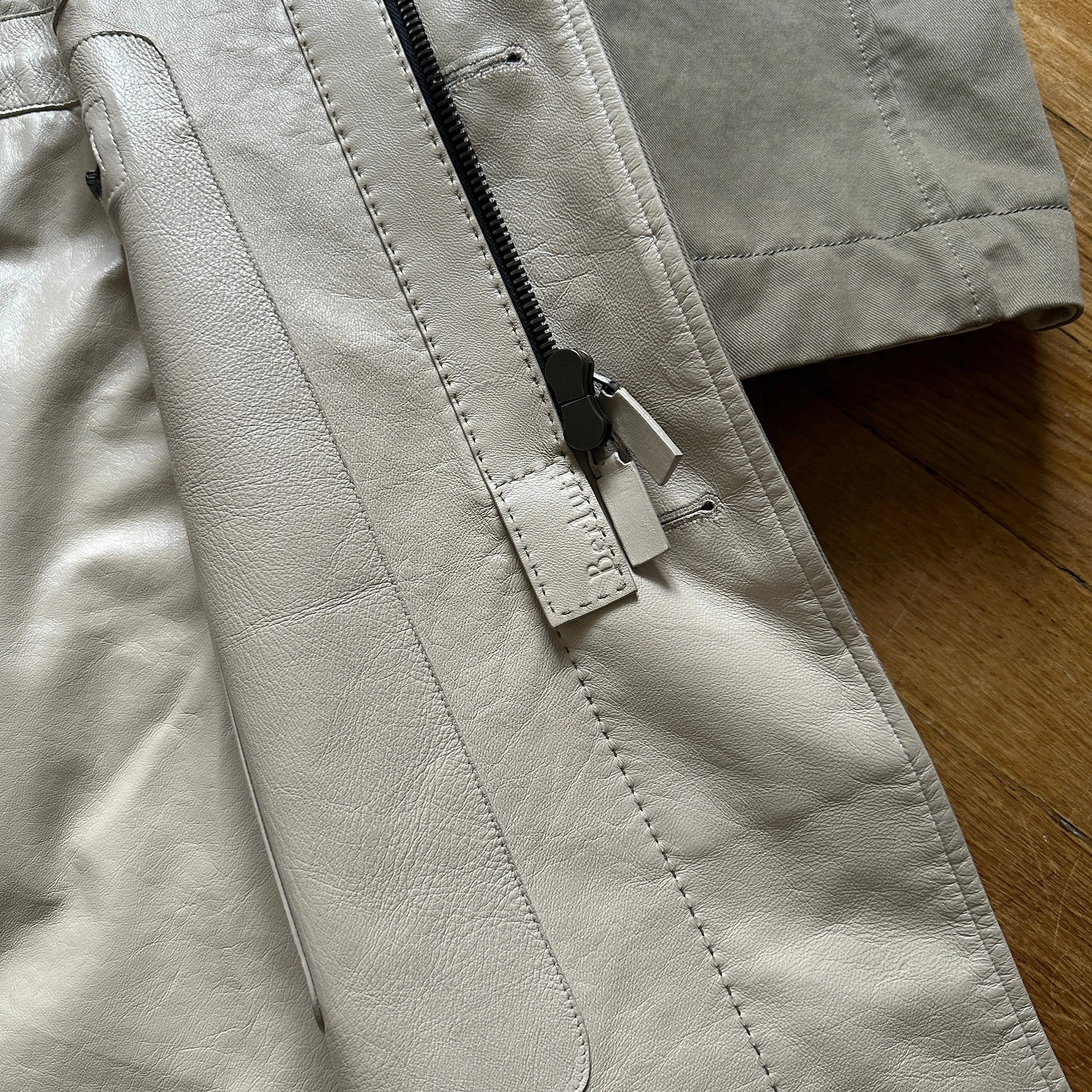 Berluti by Haider Ackermann SS18 Leather Lined Parka Sample