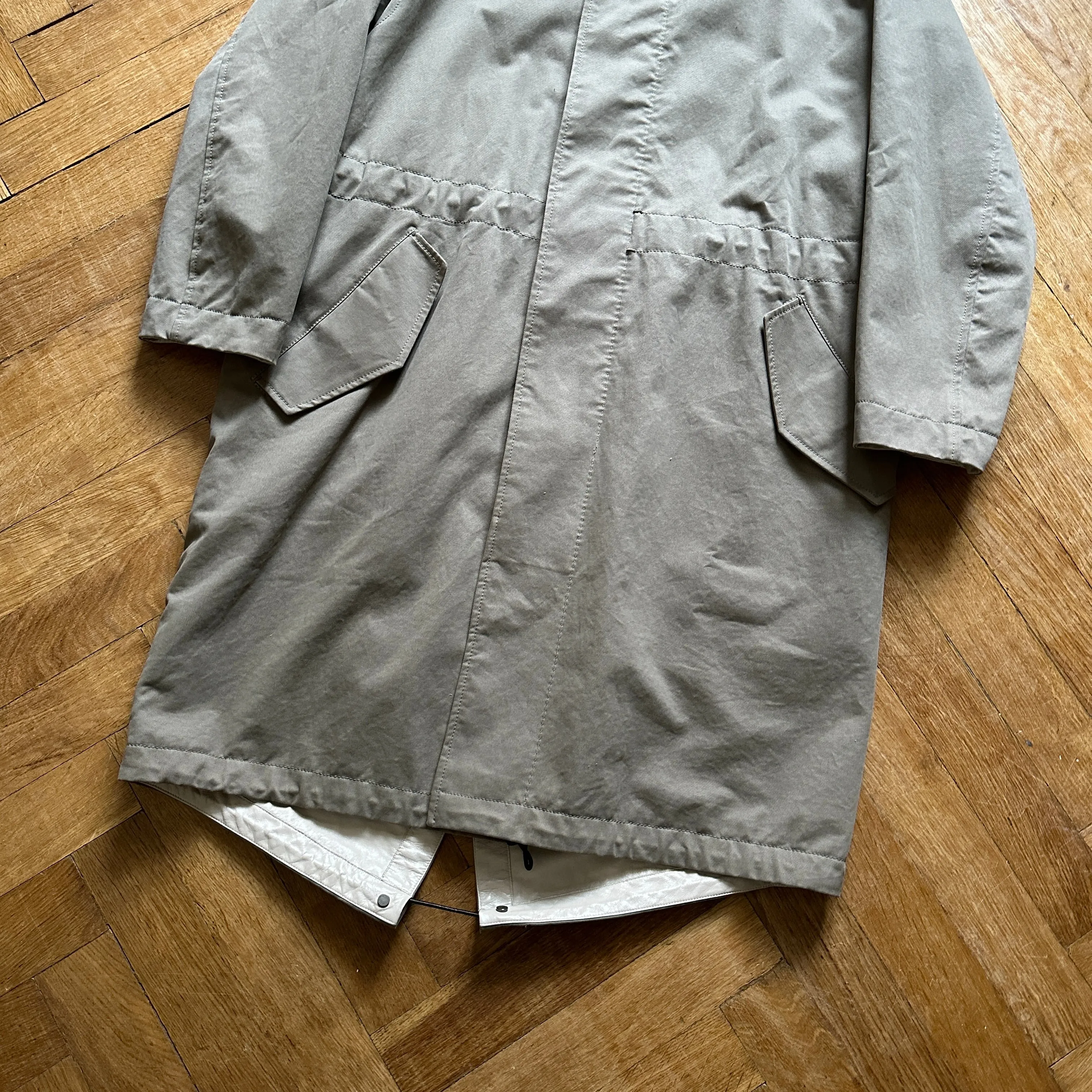 Berluti by Haider Ackermann SS18 Leather Lined Parka Sample