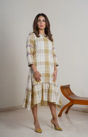 Bias Check Dress