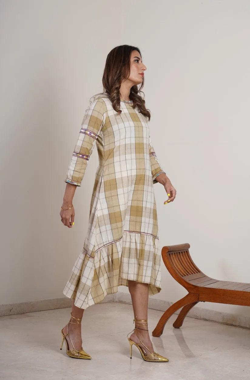 Bias Check Dress