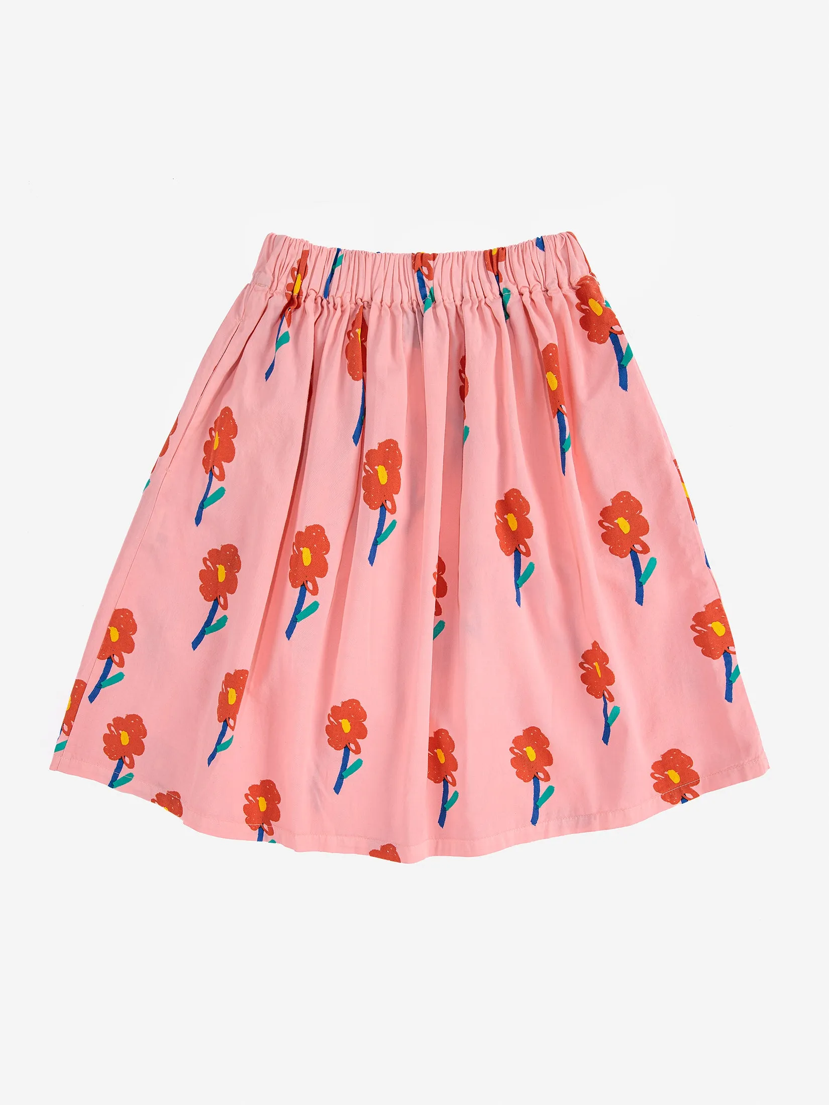 Bobo Choses Flowers AOP Midi Skirt