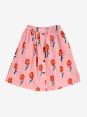 Bobo Choses Flowers AOP Midi Skirt