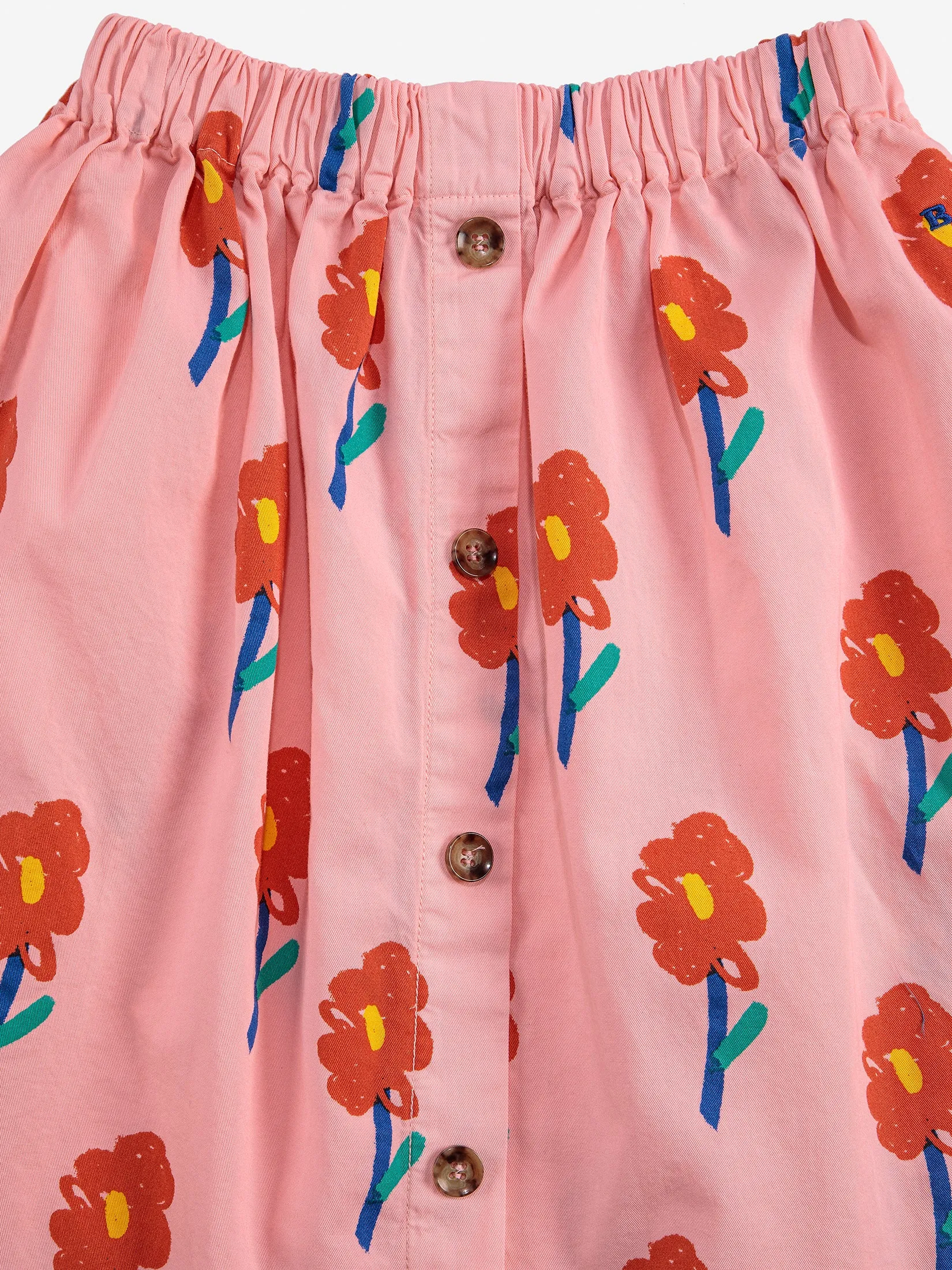 Bobo Choses Flowers AOP Midi Skirt