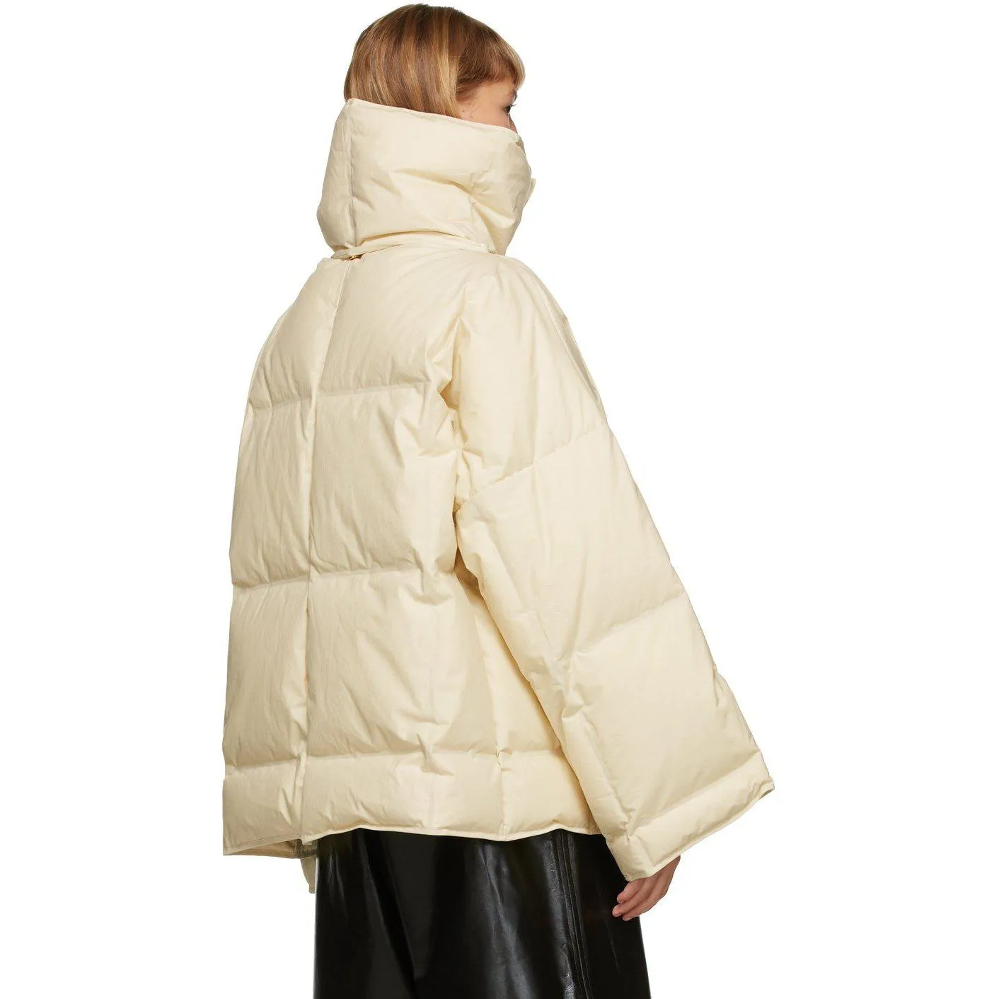 Bottega Veneta Off-White Down Puffer Coat