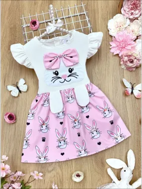 Bow Bunny Flutter Sleeve Dress