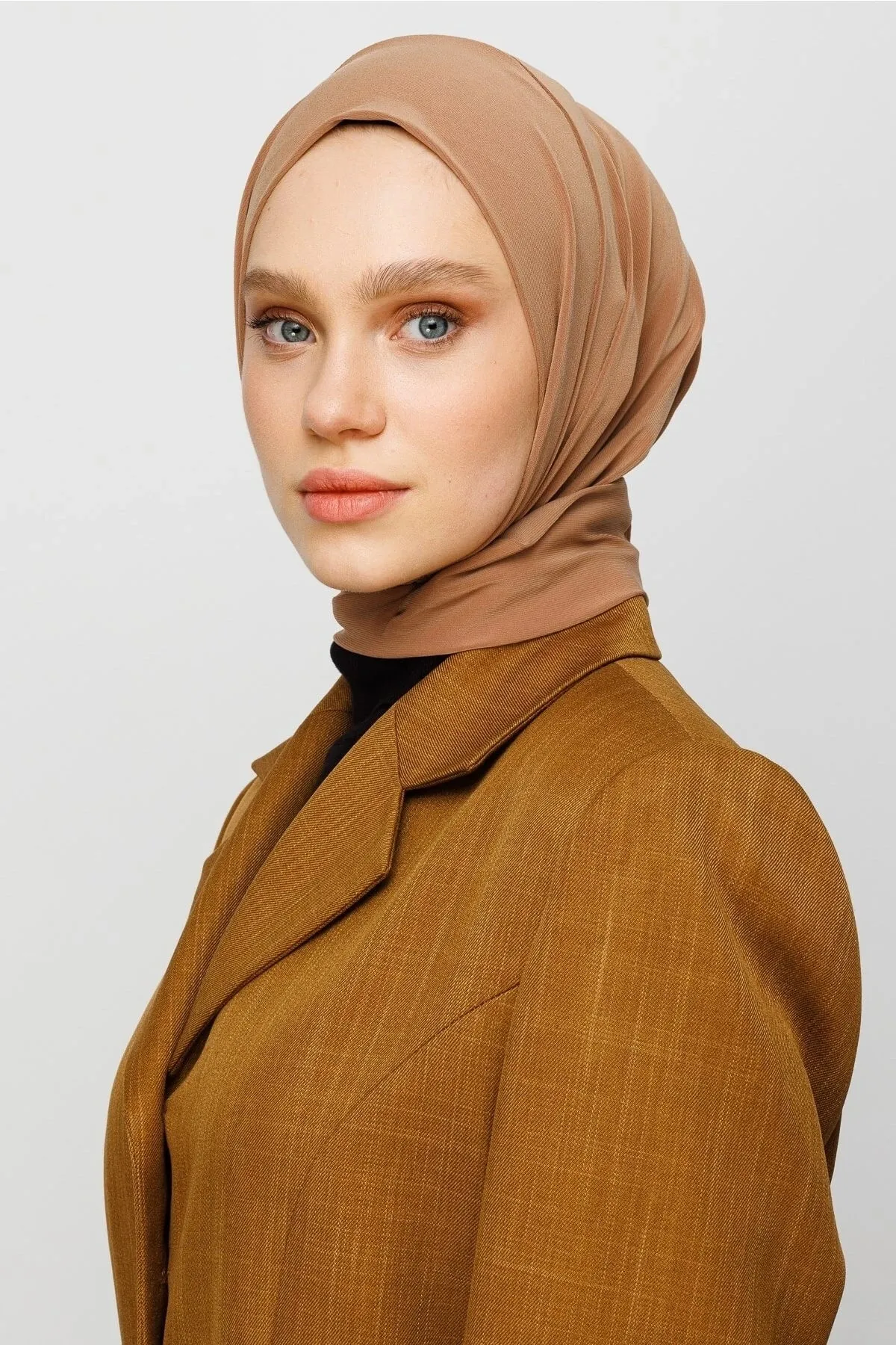 Brown Athletic Hijab