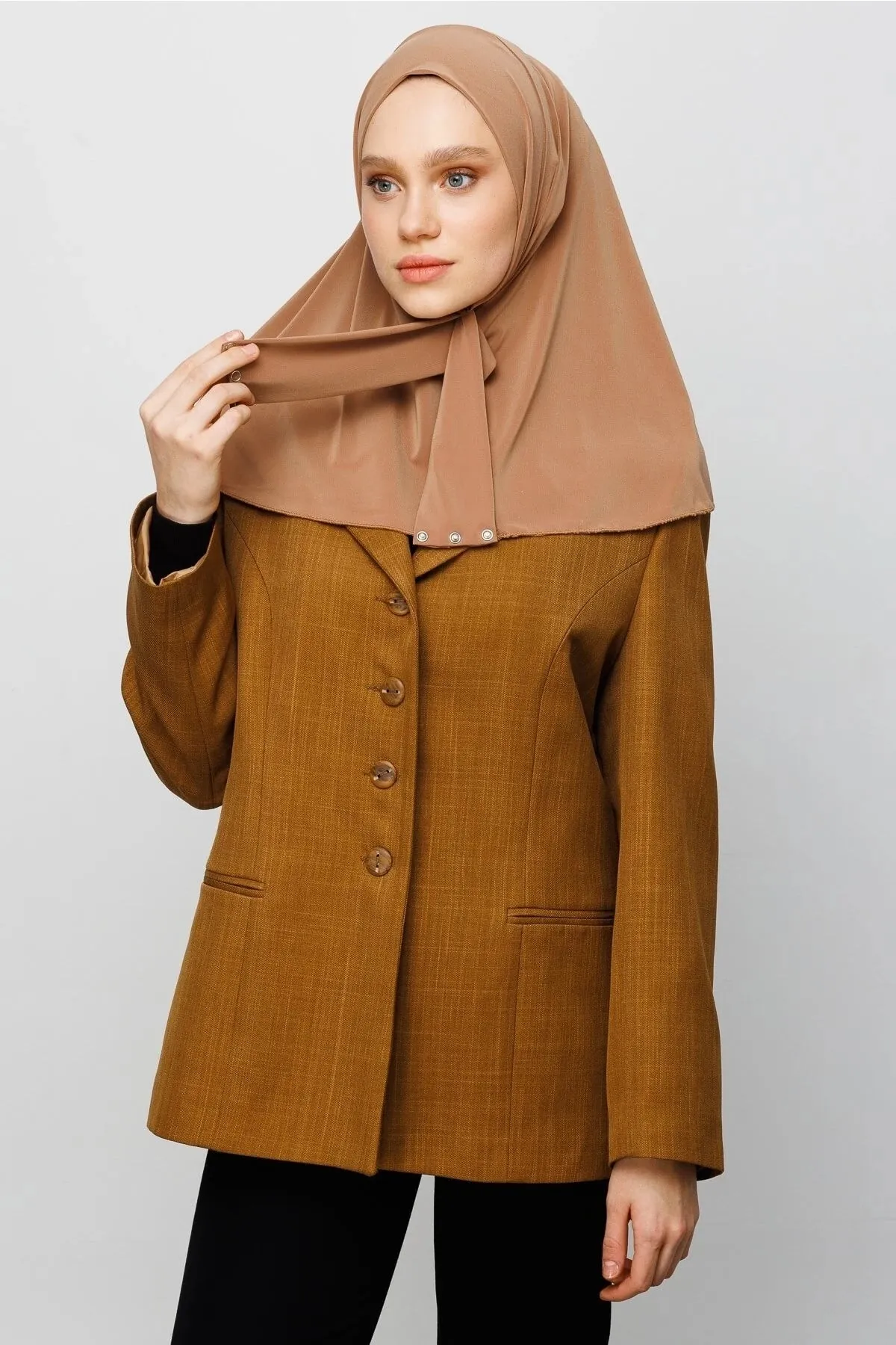 Brown Athletic Hijab