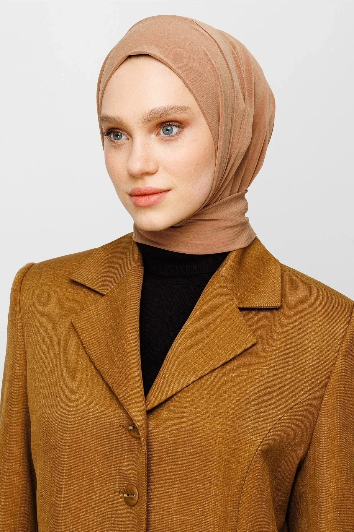 Brown Athletic Hijab