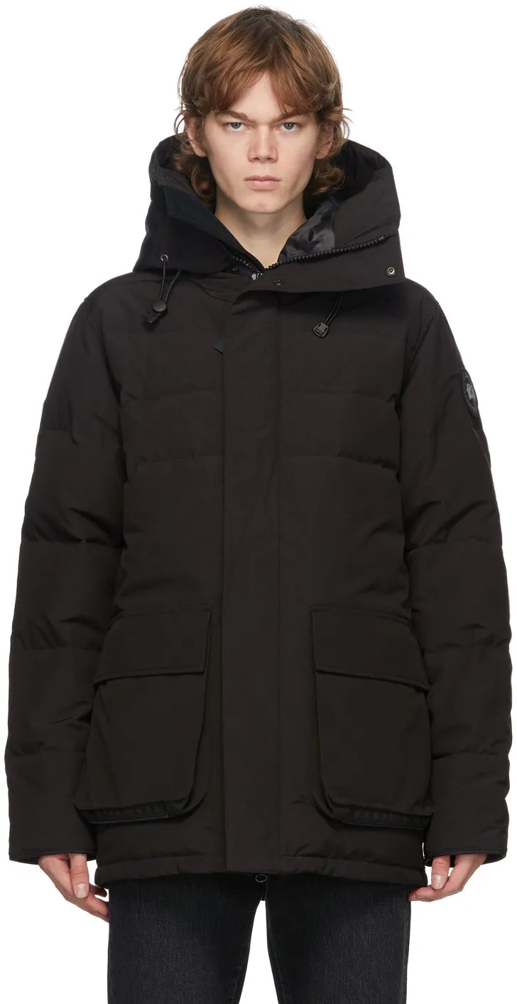 Canada Goose Black Down 'Black Label' Wedgemount Parka