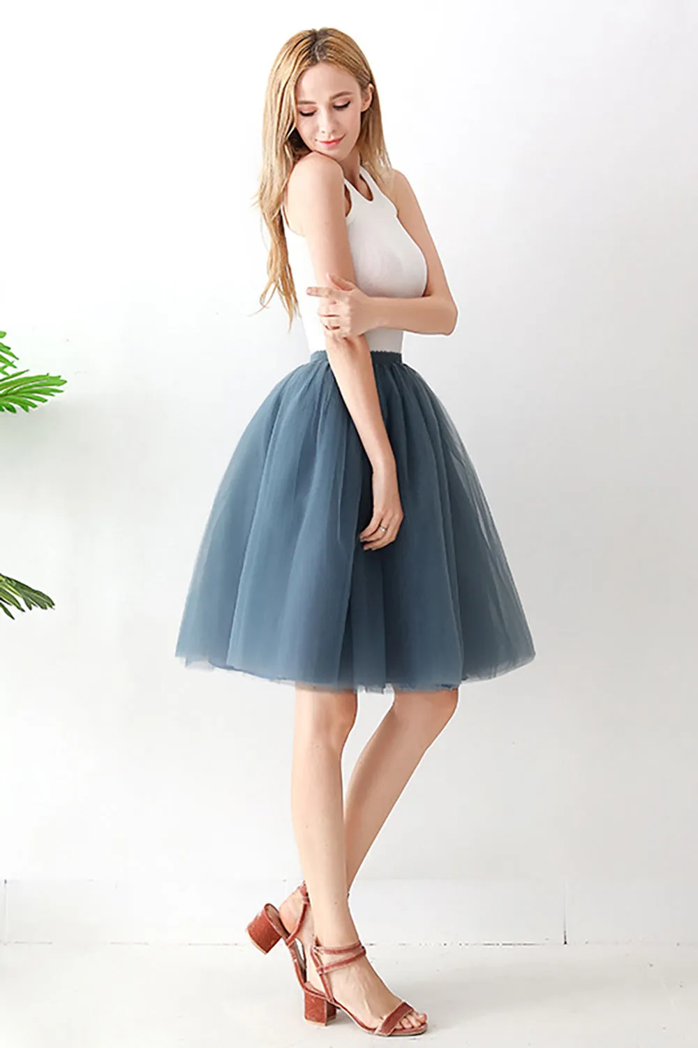 Classic Elastic 5 Layered Tulle Tutu Skirt