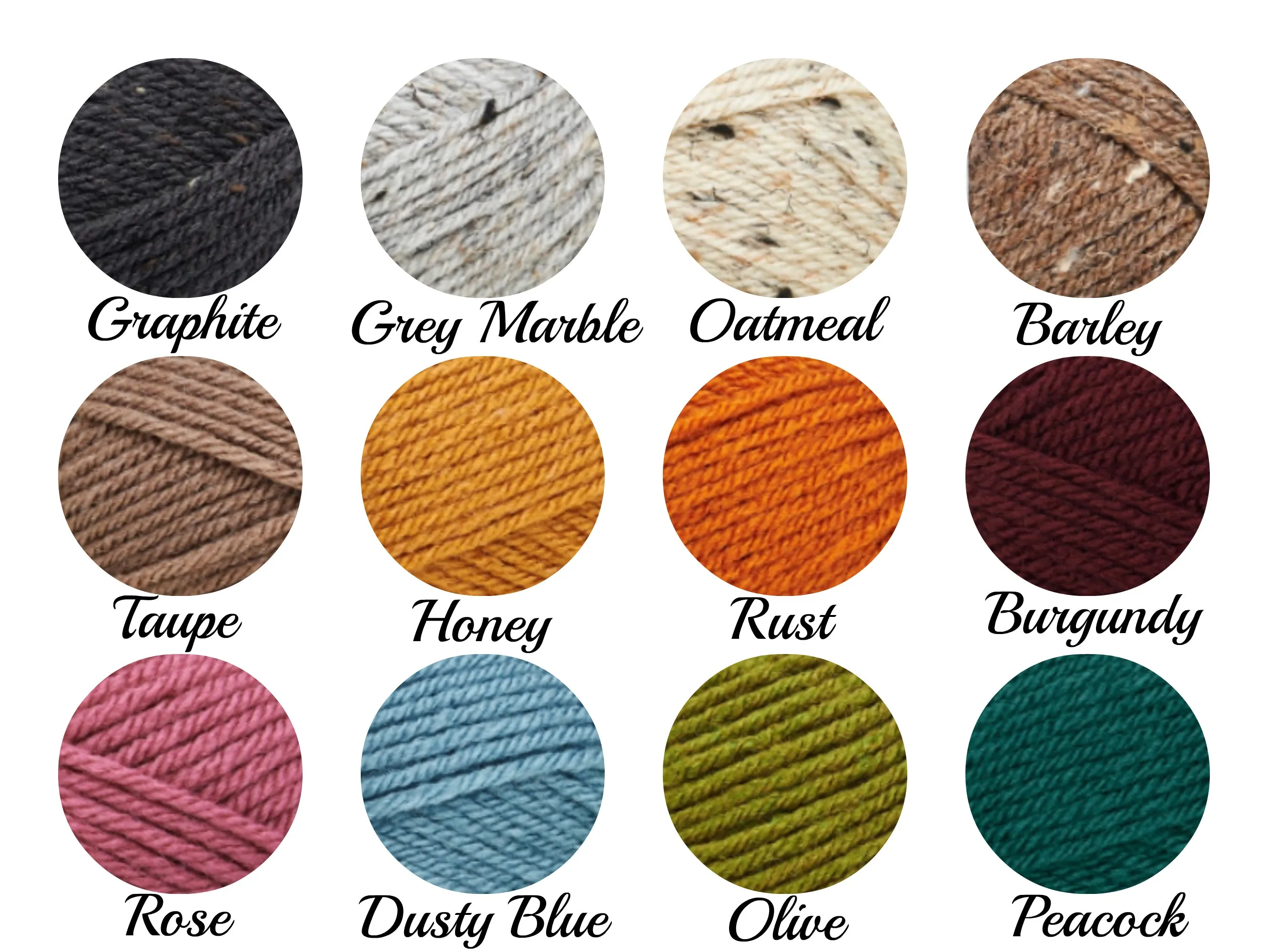 Crochet infinity scarf in grey color, chunky cowl - 12 colors available