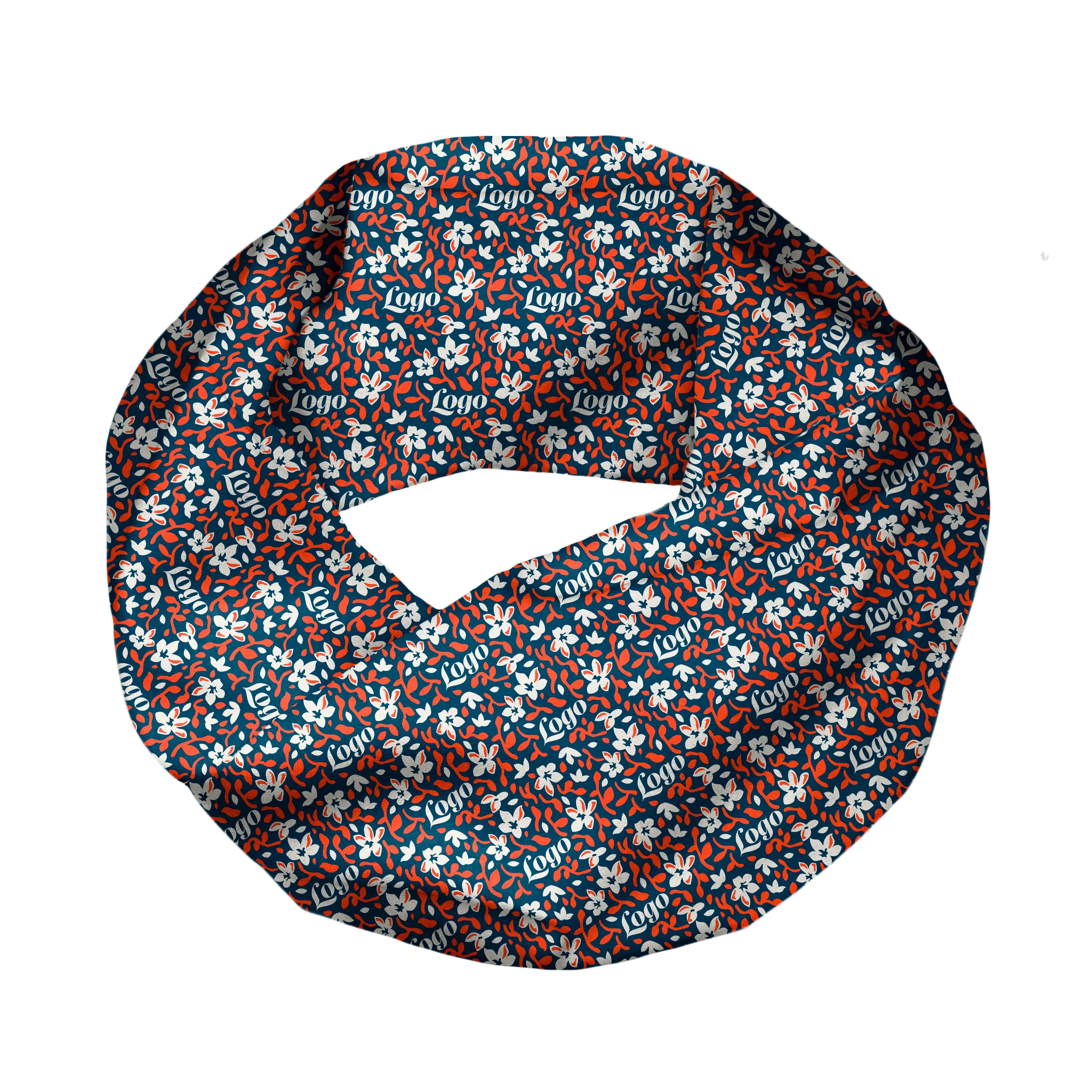 Custom Luke Floral 2 Logo Infinity Scarf