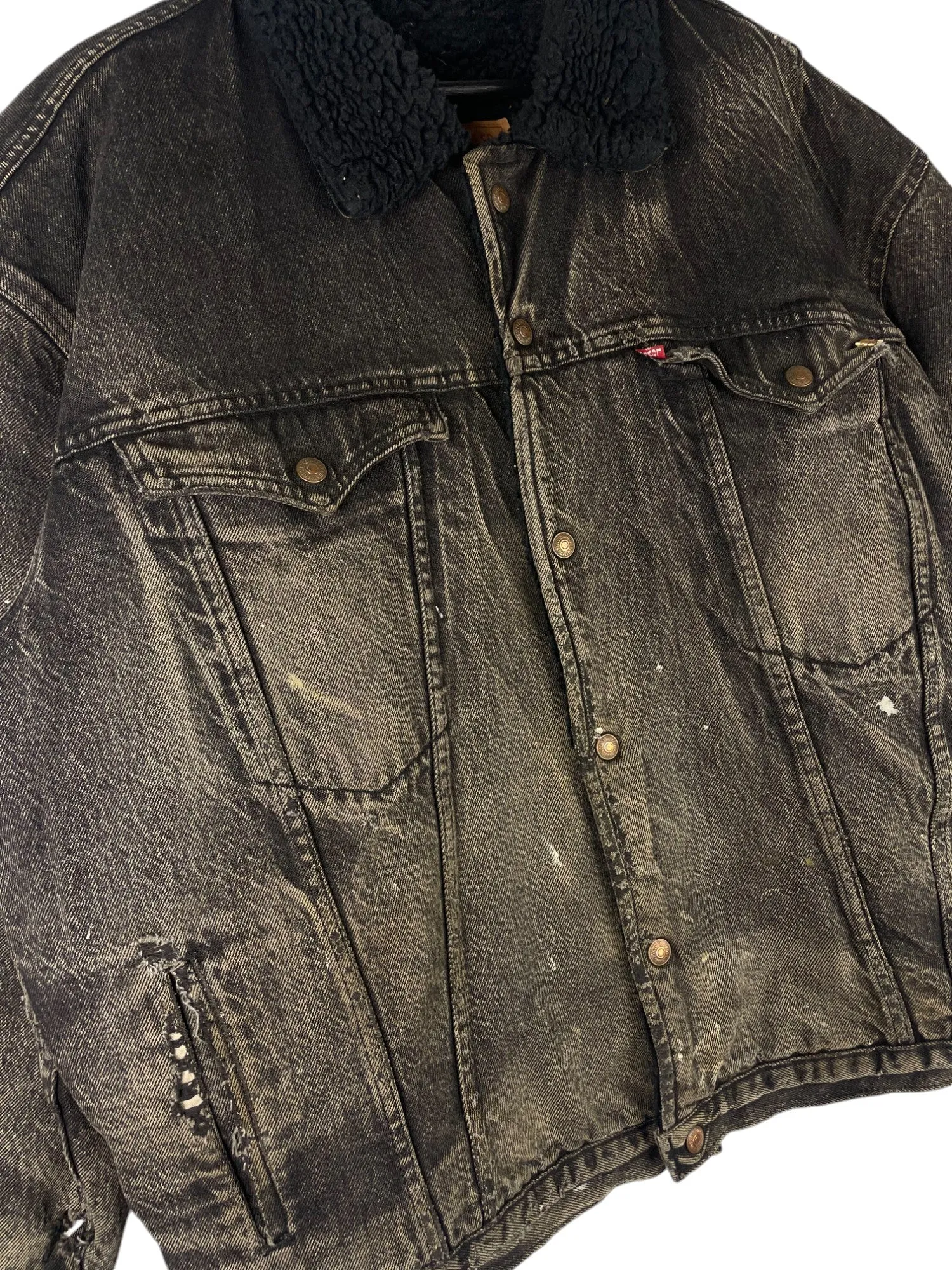 Distressed Levis Jeans Jacket