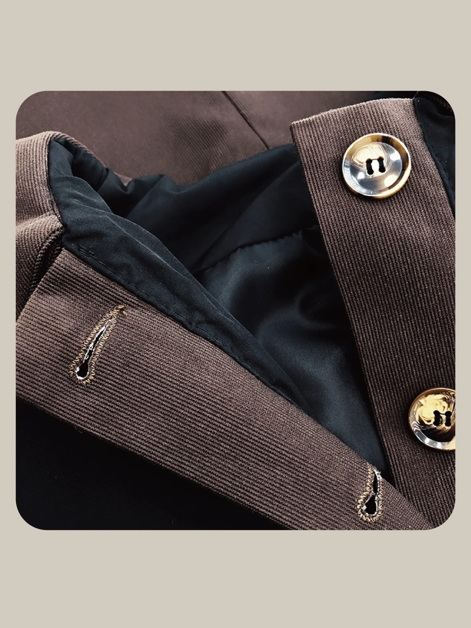 Double Collar Puff Down Coat