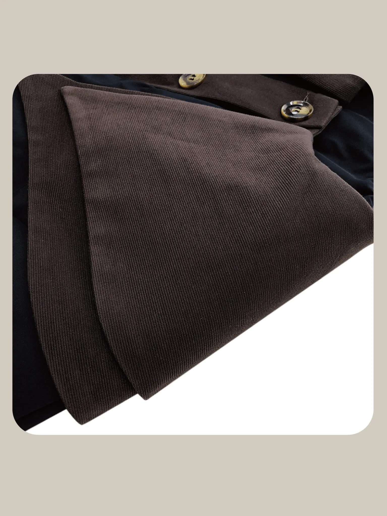 Double Collar Puff Down Coat