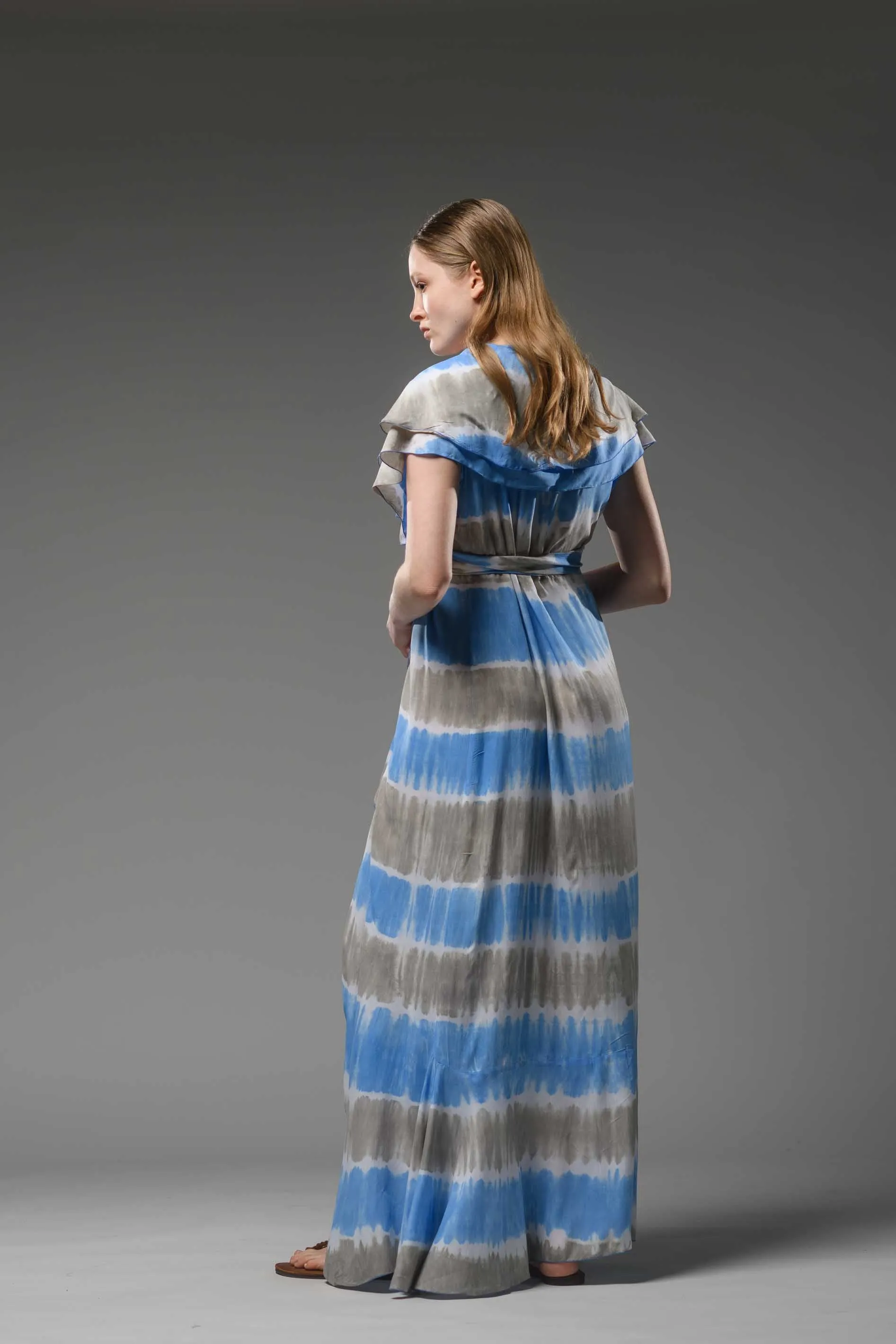 Double Layered Wrap Dress