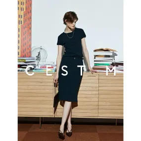 Elegant Knitted Layered Ensemble