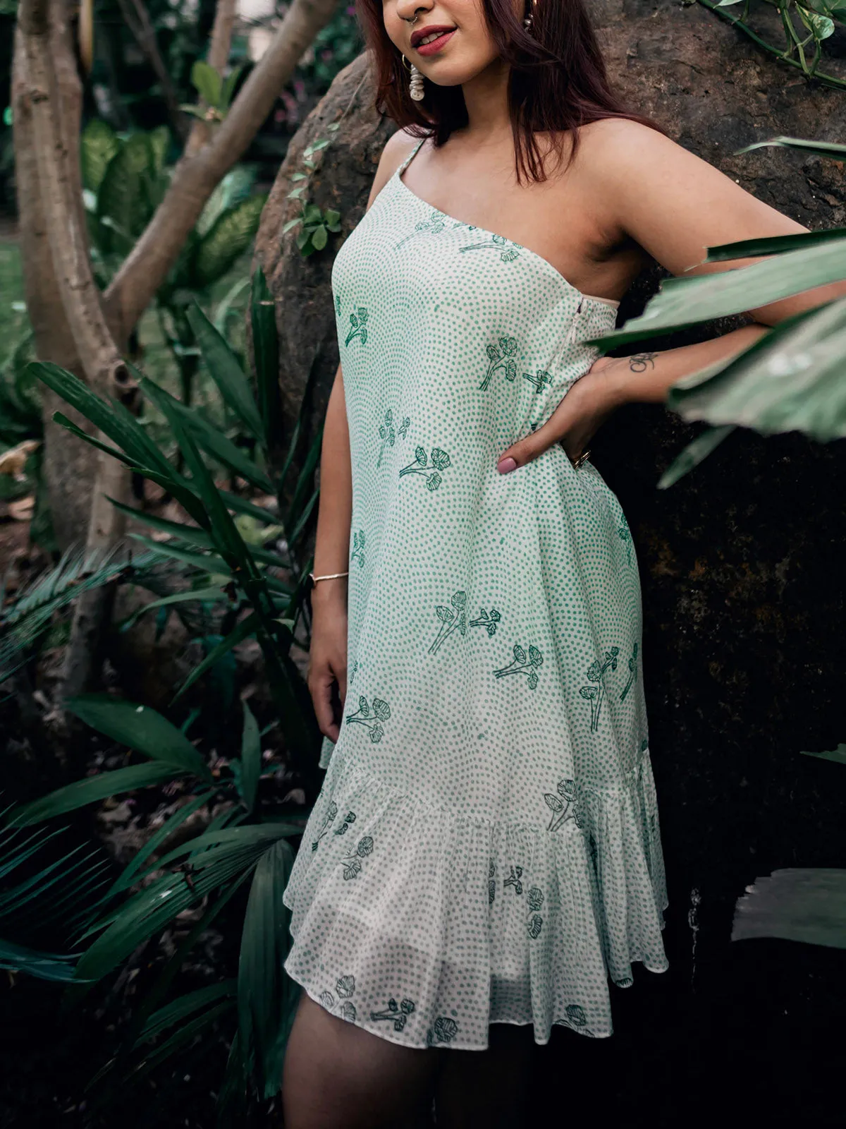 Escada Camille Mini Dress Frosty Mint