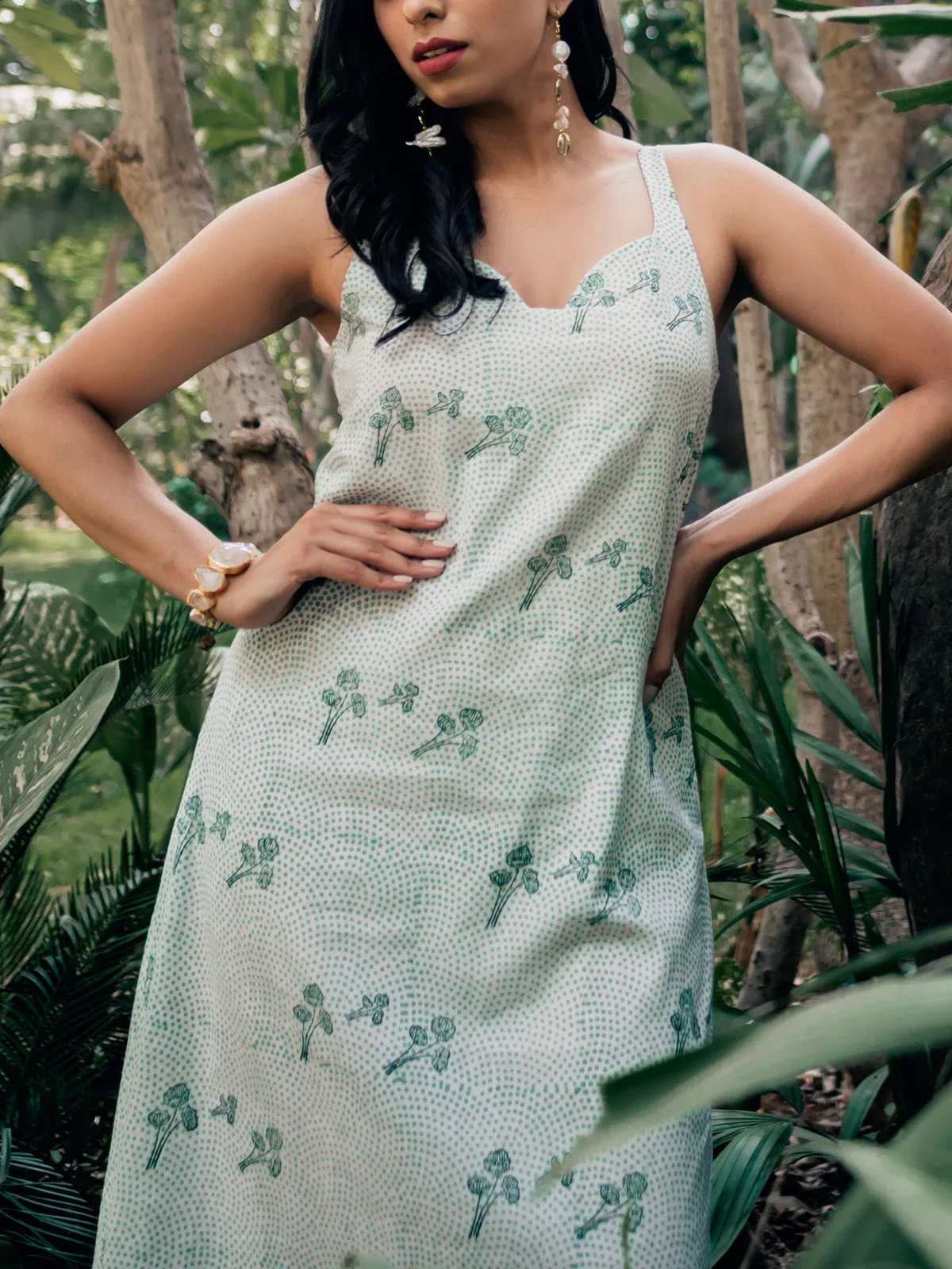 Escada Hazel Midi Dress Frosty Mint