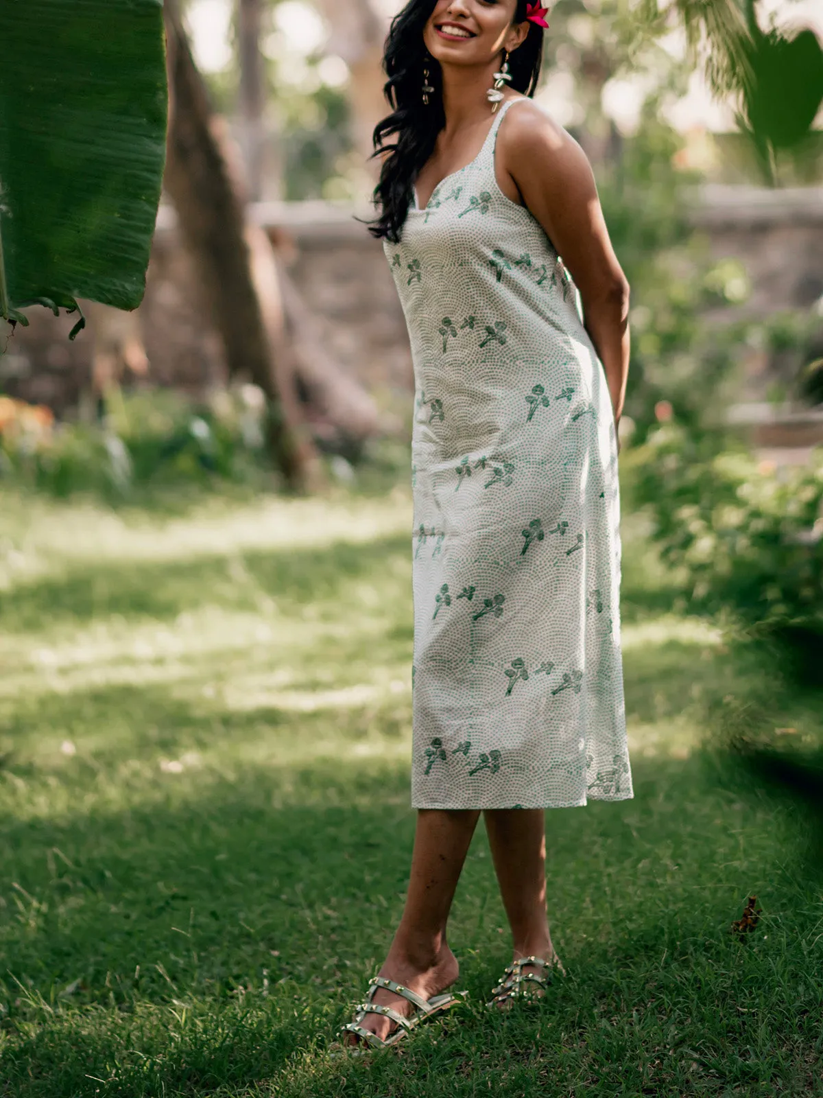Escada Hazel Midi Dress Frosty Mint