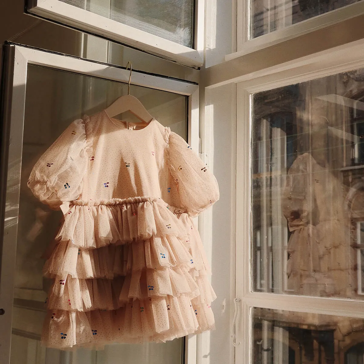 Fay Dress in Fairy Cherry by Konges Slojd