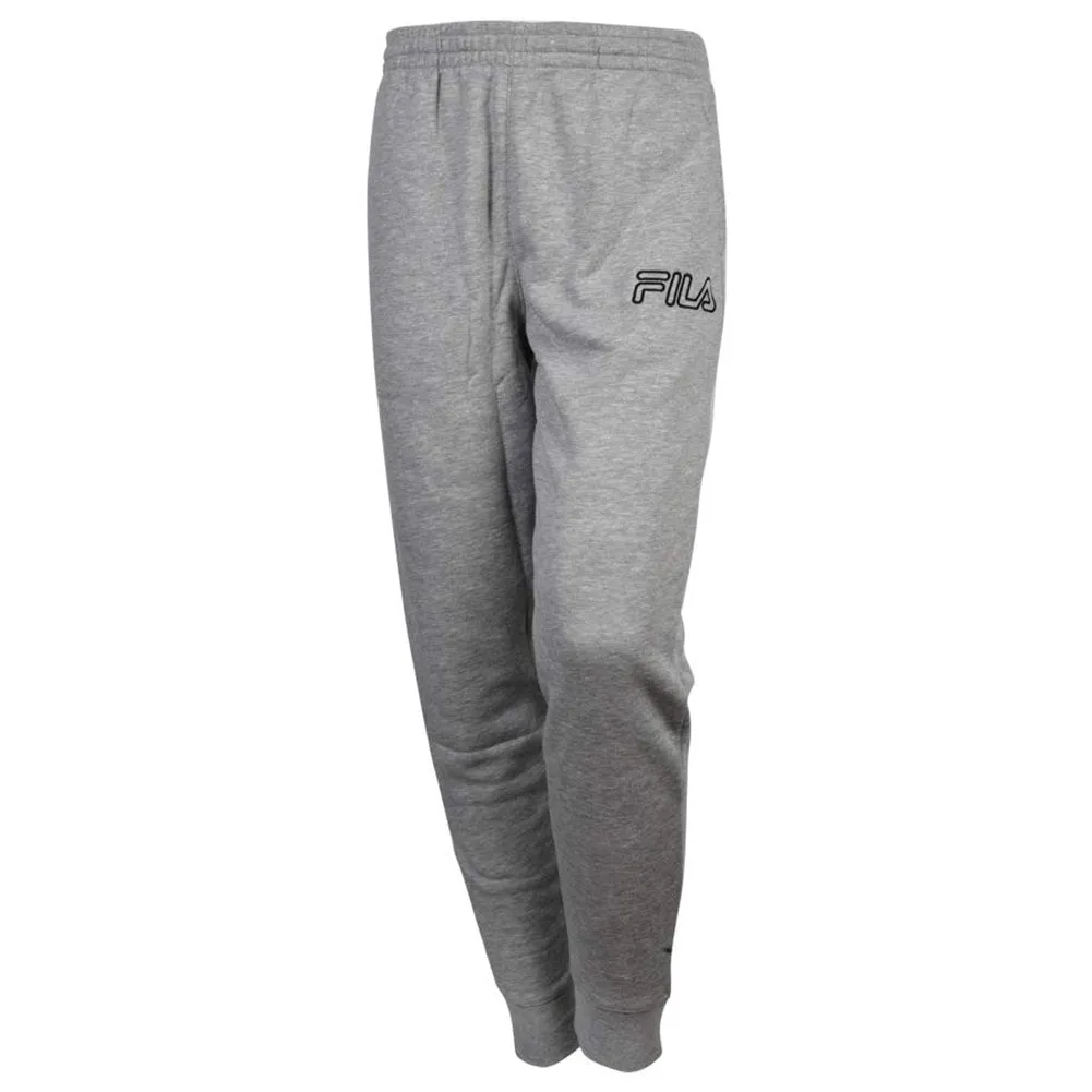 Fila Men's Outlined Embroidered Logo Athletic Gym Jogger Sweatpants