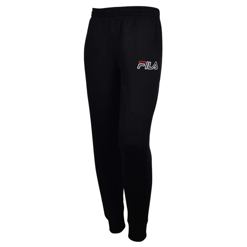 Fila Men's Outlined Embroidered Logo Athletic Gym Jogger Sweatpants