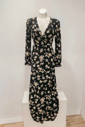 Floral Maxi Wrap Dress