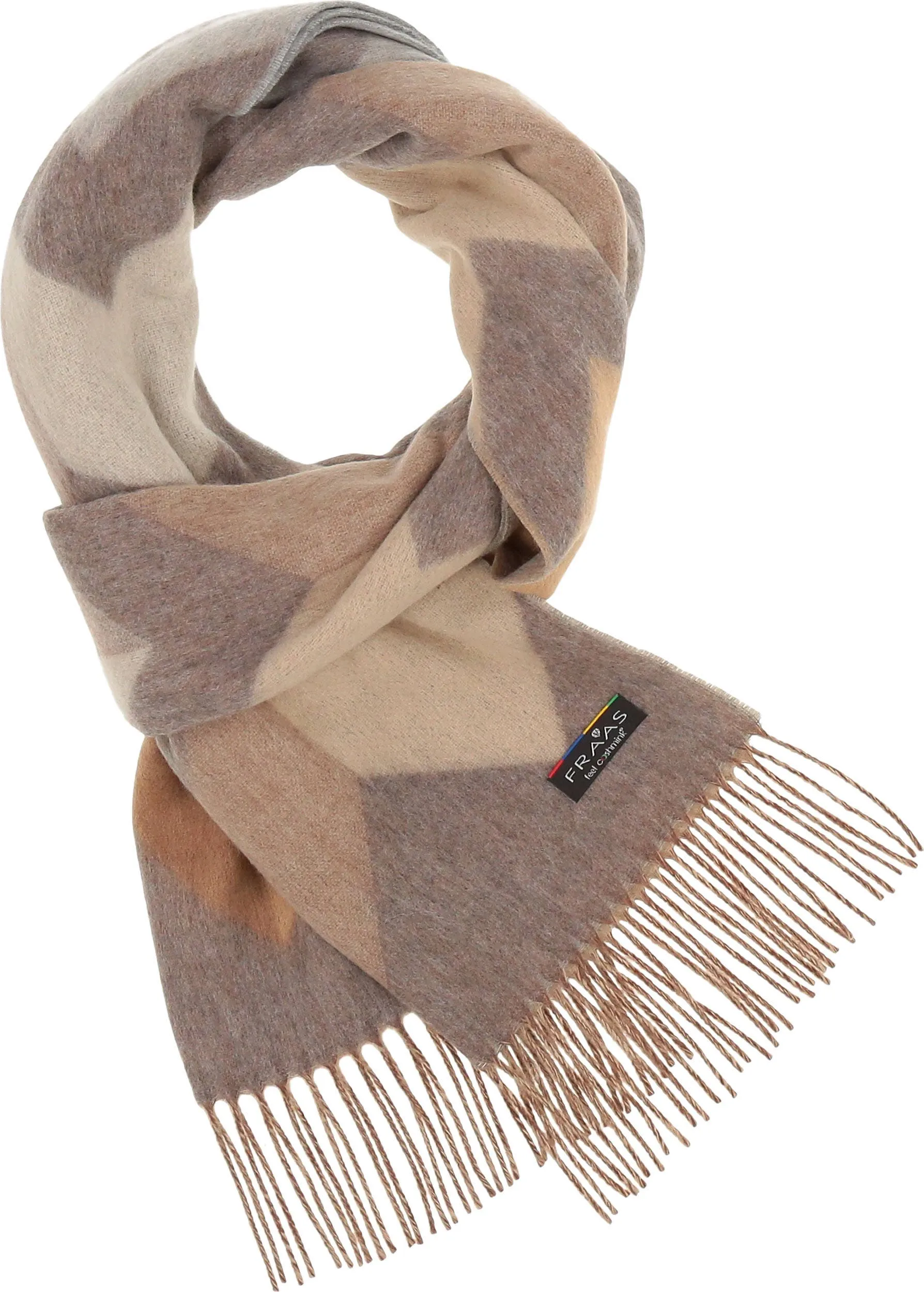 FRAAS - The Scarf Company - Chevron Zig Zag Eco: Dark Olive