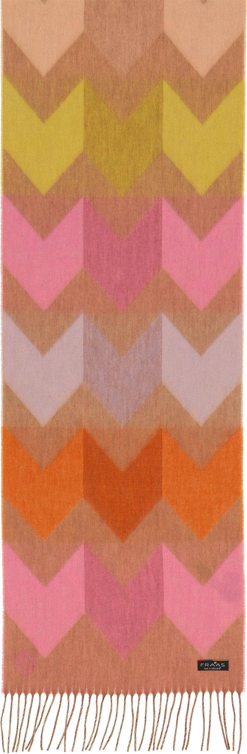 FRAAS - The Scarf Company - Chevron Zig Zag Eco: Dark Olive