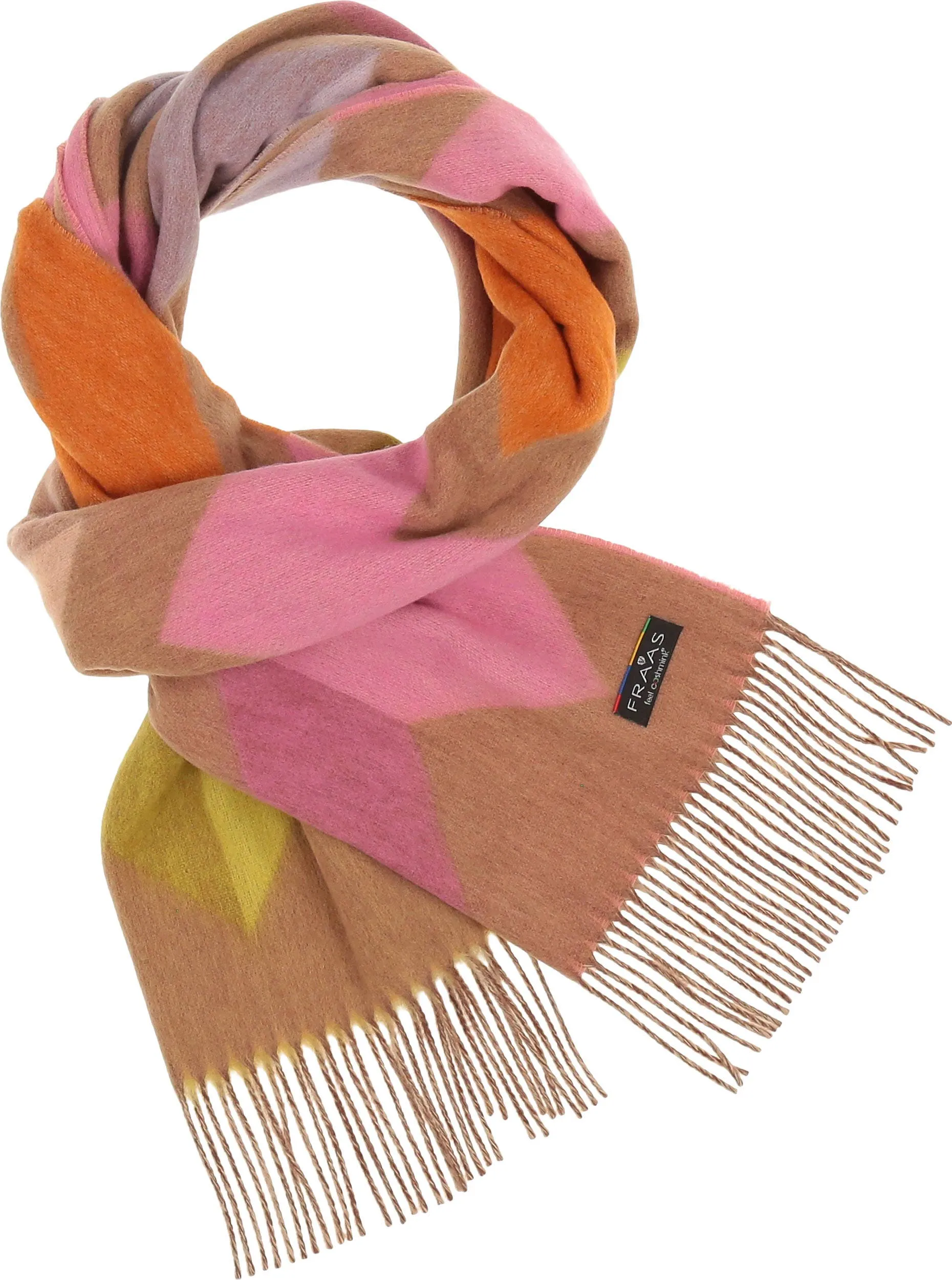 FRAAS - The Scarf Company - Chevron Zig Zag Eco: Dark Olive