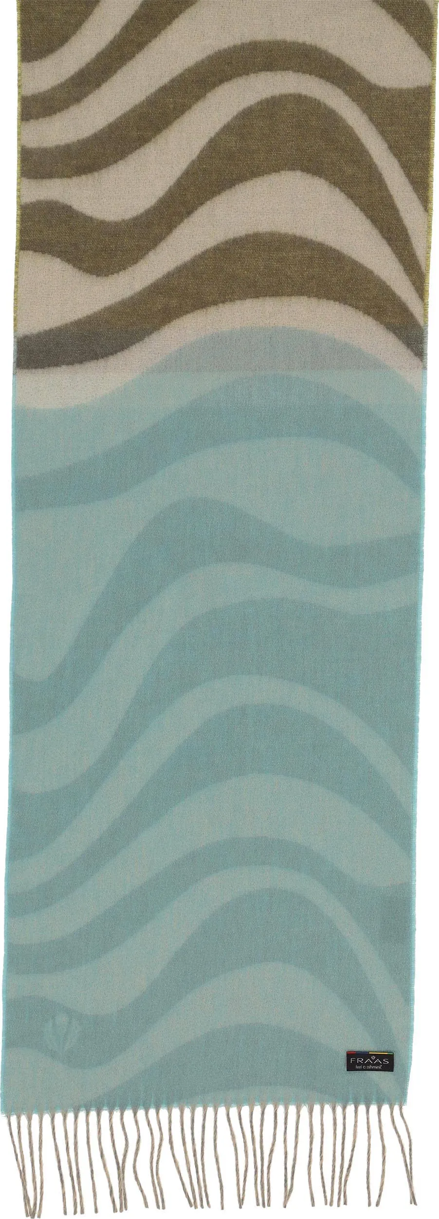 FRAAS - The Scarf Company - Ombre Waves Eco: Misty Blue