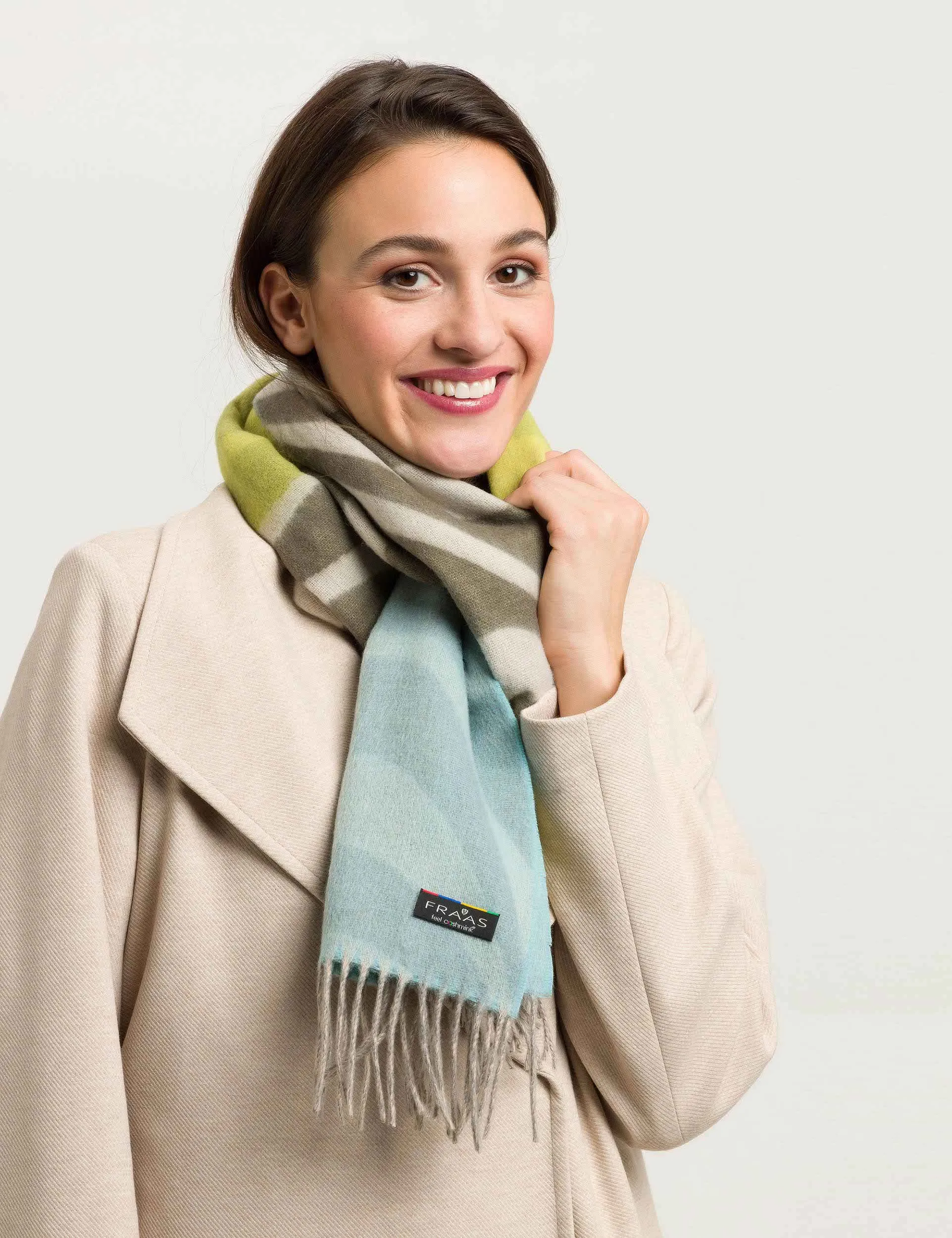 FRAAS - The Scarf Company - Ombre Waves Eco: Misty Blue