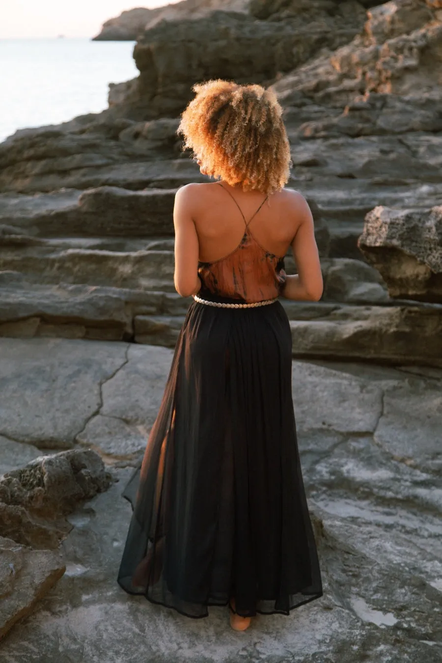 FREE FLOW SKIRT BLACK