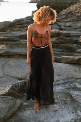 FREE FLOW SKIRT BLACK