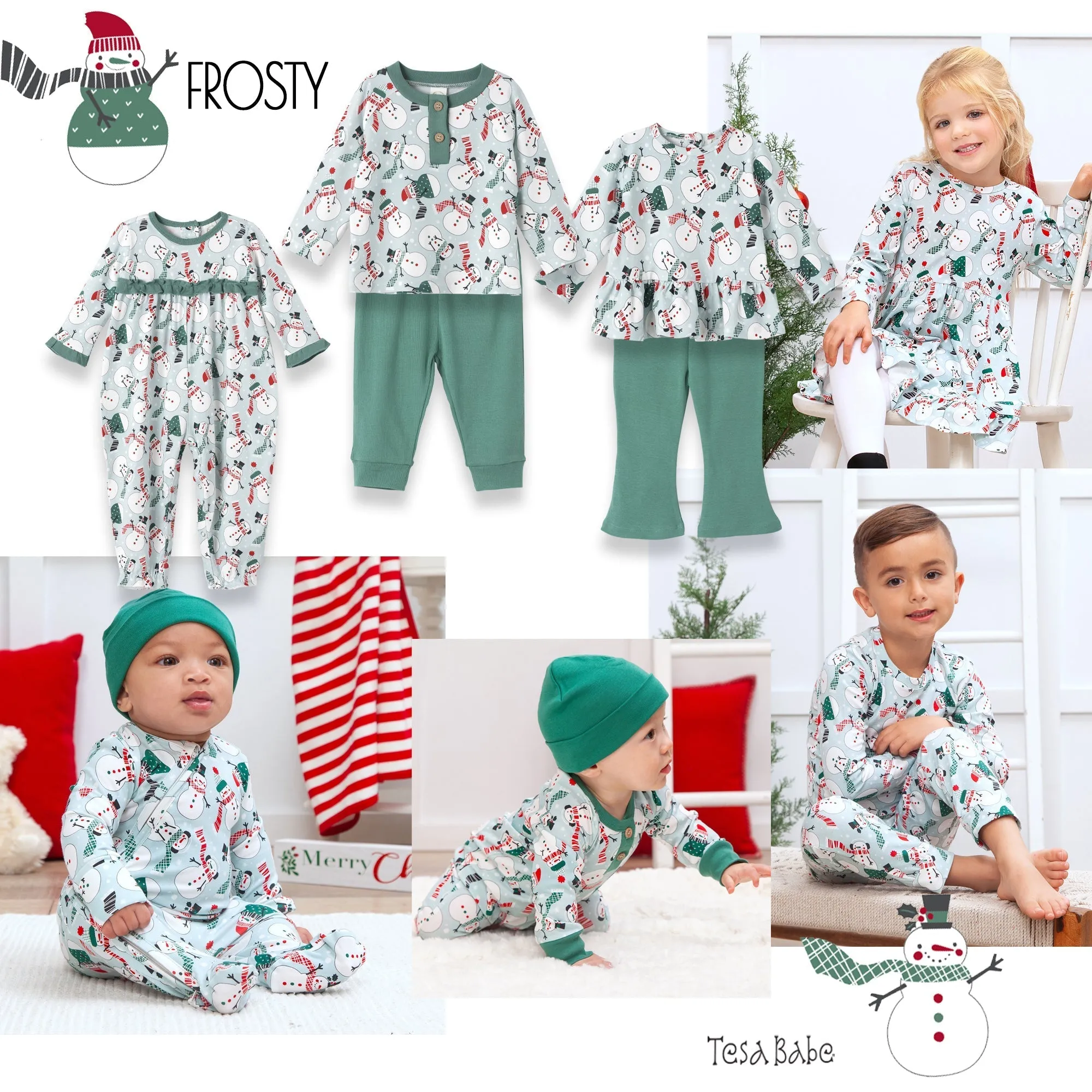 Frosty Bamboo Twirl Dress