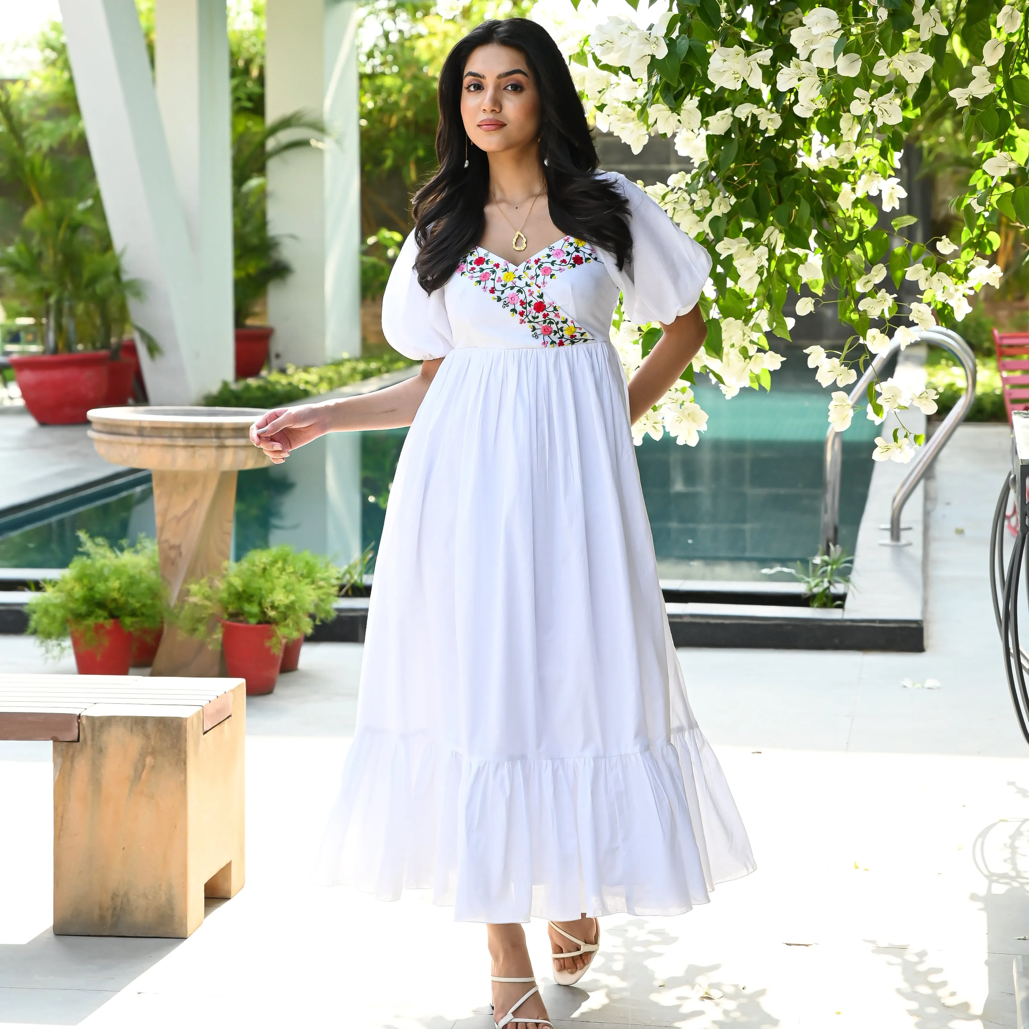 Frosty Fantasy Cotton Dress