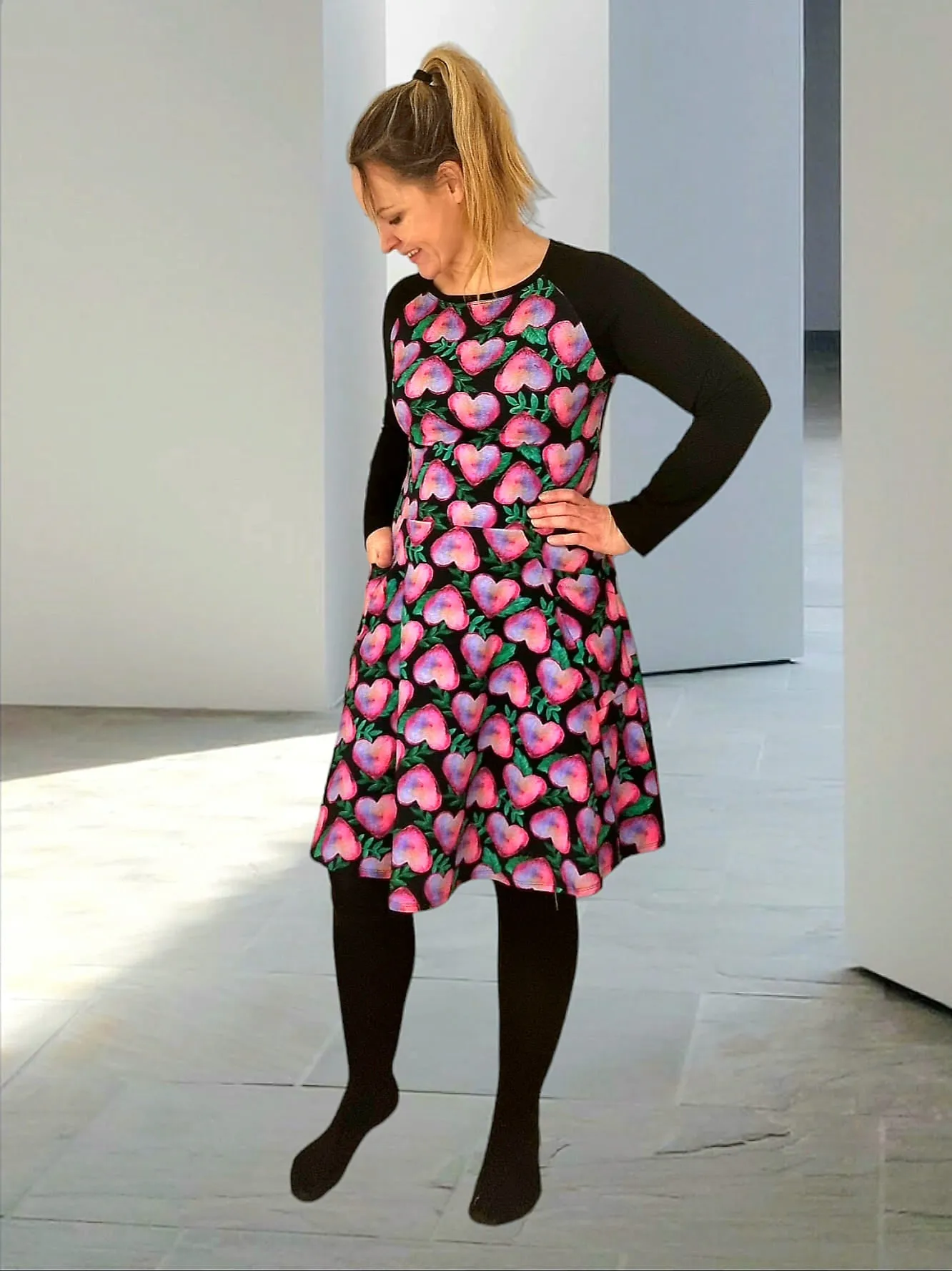 Frosty Finesse Dress Strl 34-56 Pappersmönster