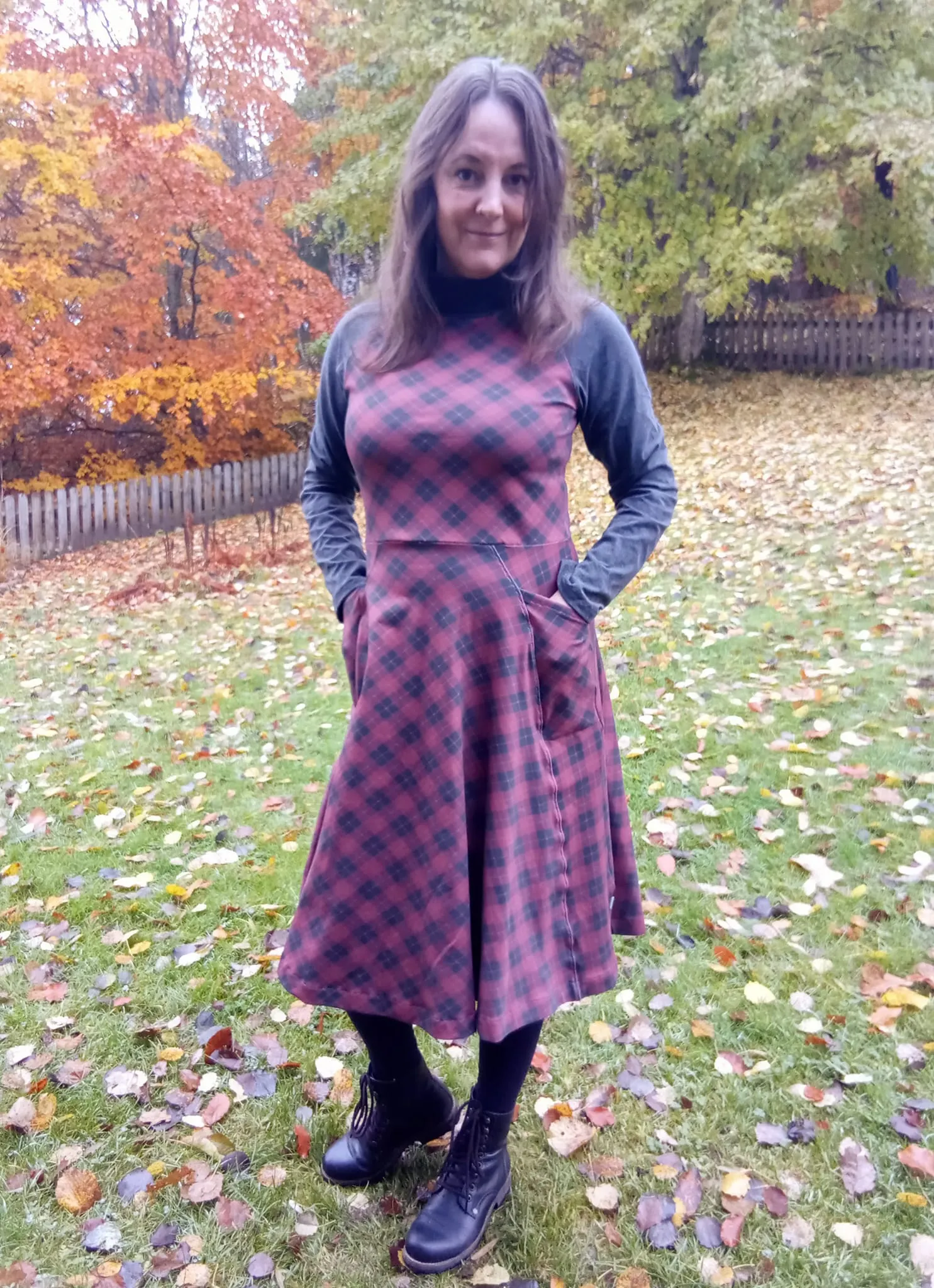 Frosty Finesse Dress Strl 34-56 Pappersmönster