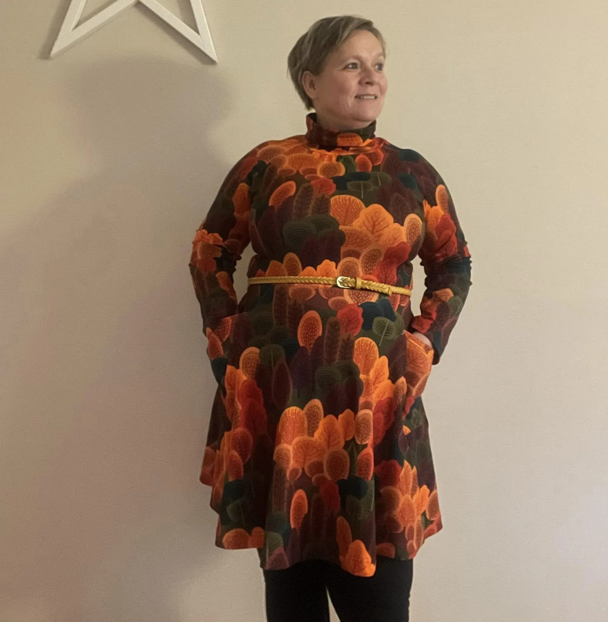 Frosty Finesse Dress Strl 34-56 Pappersmönster
